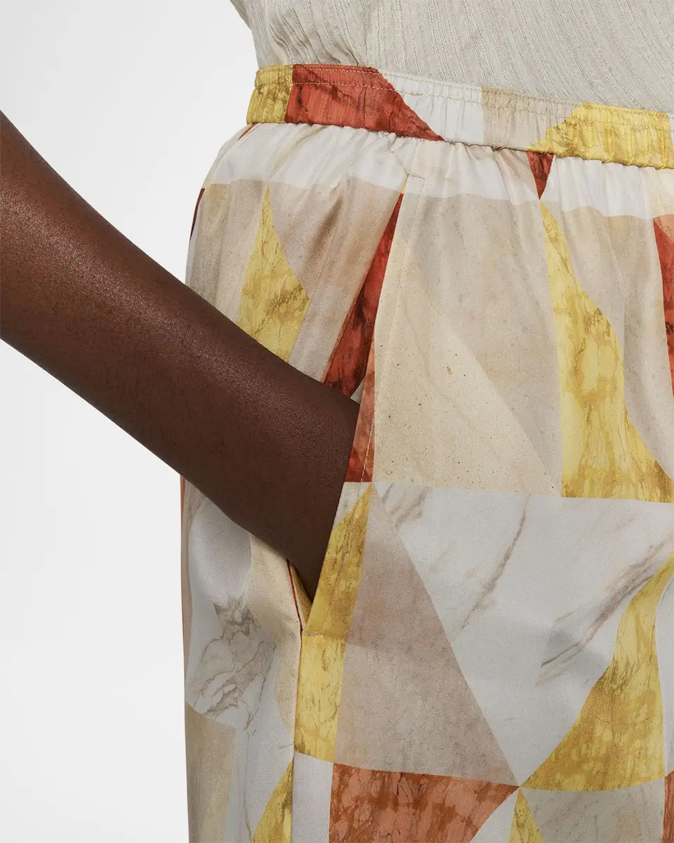 Joseph Thoresby Marble-Print Habotai Silk Trousers | Thumbnail 3
