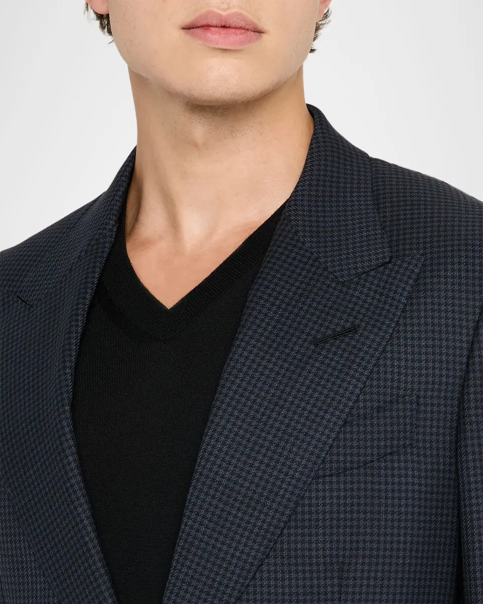 TOM FORD Men's Shelton Tiny Houndstooth Suit | Thumbnail 6 TOM FORD Men's Shelton Tiny Houndstooth Suit | Thumbnail 6