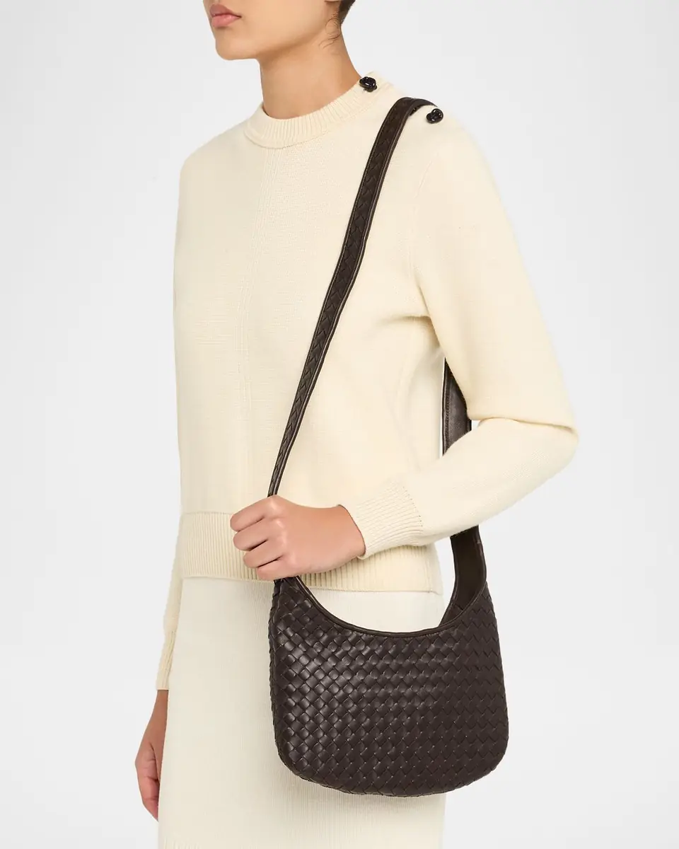 Bottega Veneta Leather Shoulder Bag | Thumbnail 6 Bottega Veneta Leather Shoulder Bag | Thumbnail 6