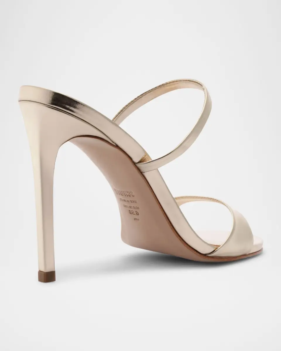 Schutz Jessica Leather Stiletto Mule Sandals | Thumbnail 2 Schutz Jessica Leather Stiletto Mule Sandals | Thumbnail 2