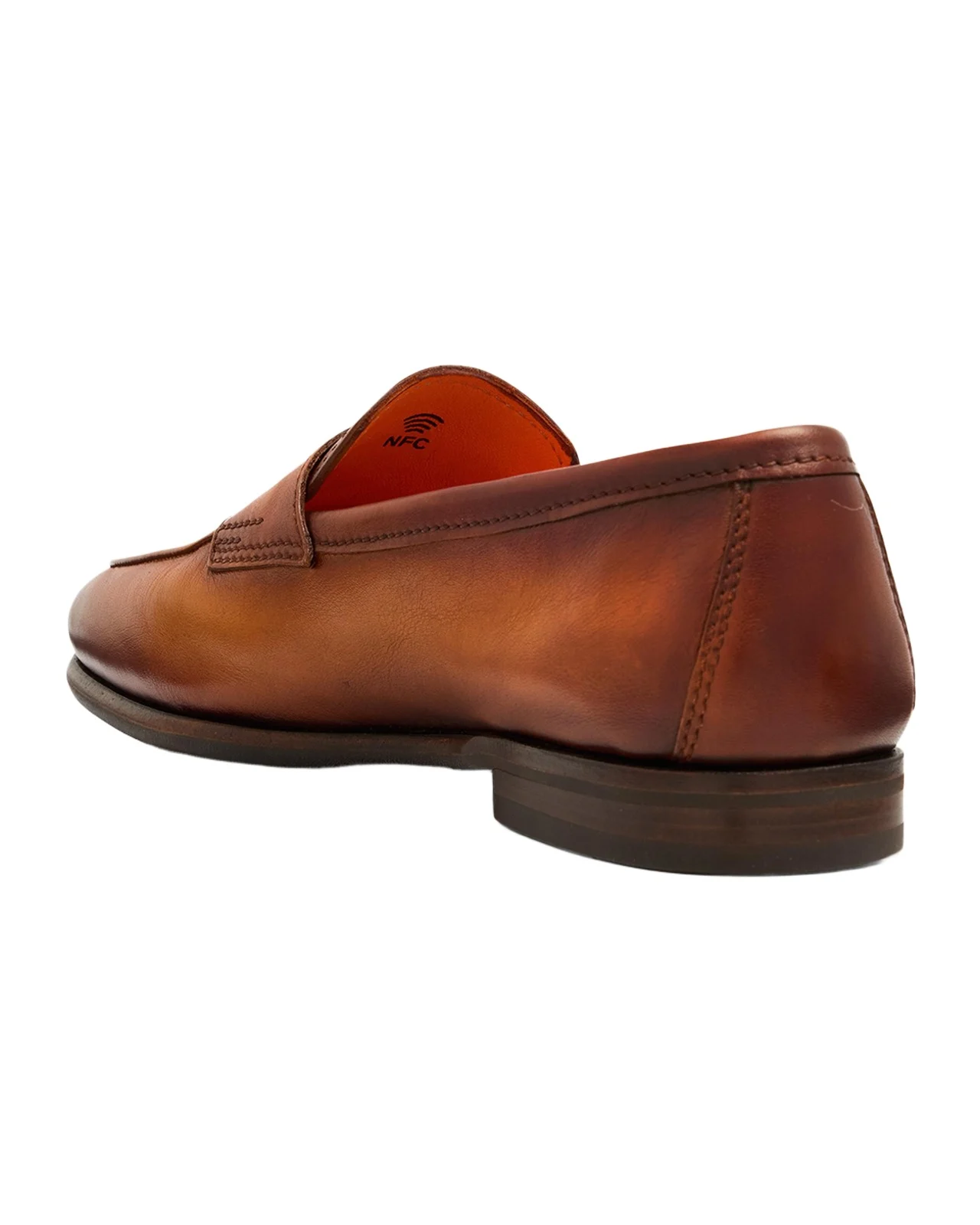 Men's Carlo Soft Burnished Leather Penny Loafers Men's Carlo Soft Burnished Leather Penny Loafers