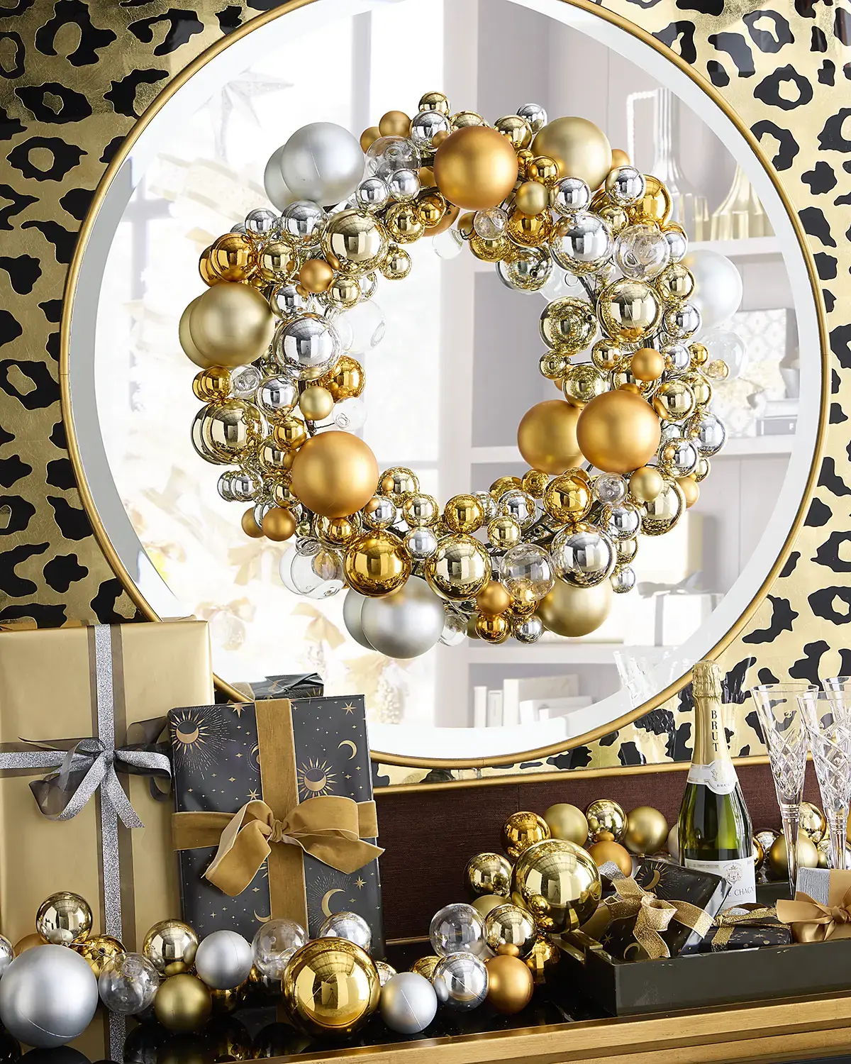 Cody Foster & Co New Traditional Two-Tone Wreath, 30"