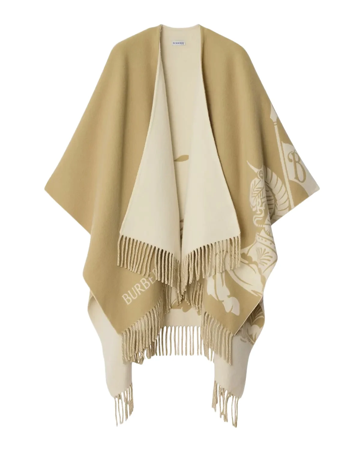 Burberry EKD Wool Cashmere Cape