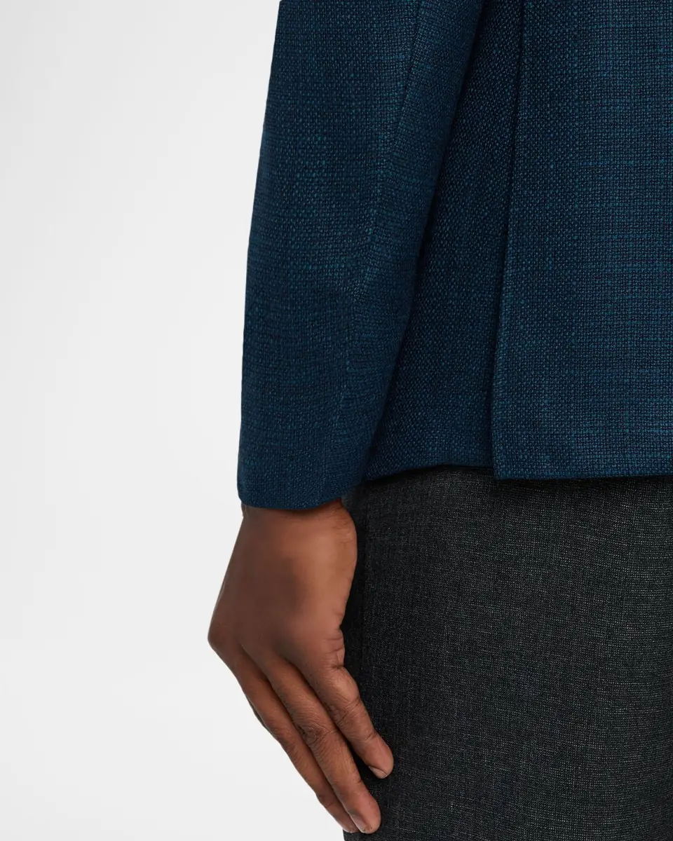 Canali Men's Wool Textured Notch Lapel Sport Coat | Thumbnail 8 Canali Men's Wool Textured Notch Lapel Sport Coat | Thumbnail 8