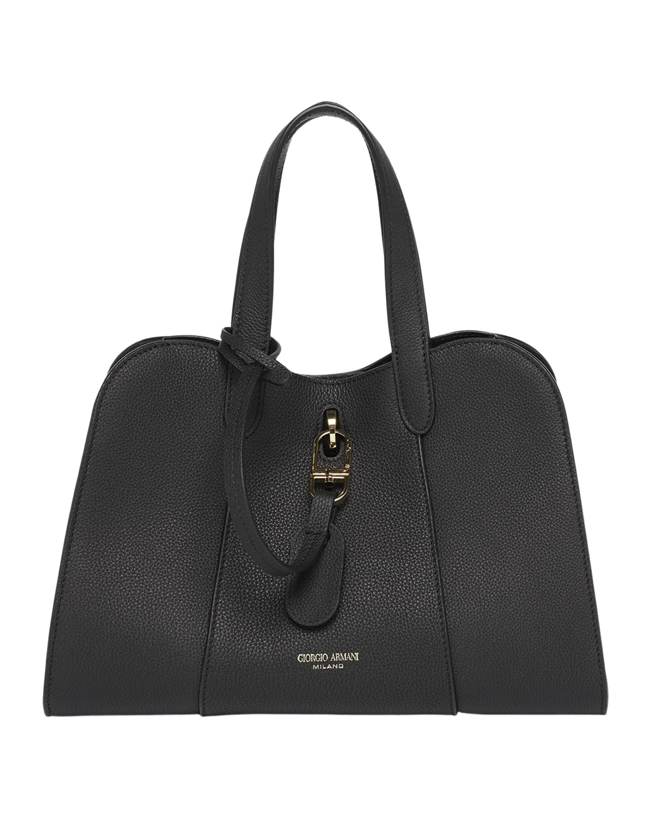 Small Grained Leather Trapezoid Tote Bag Small Grained Leather Trapezoid Tote Bag