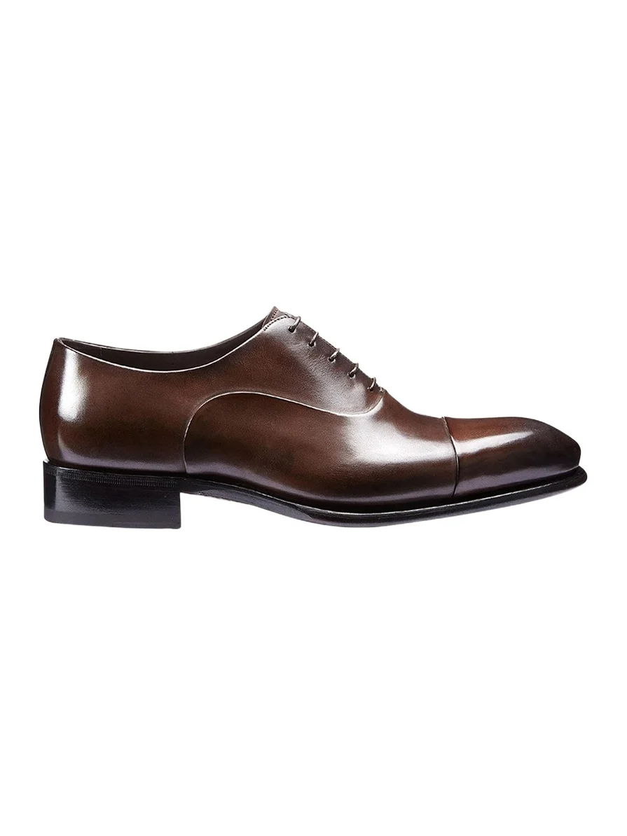 Men's Isaac Cap-Toe Leather Oxford Shoes