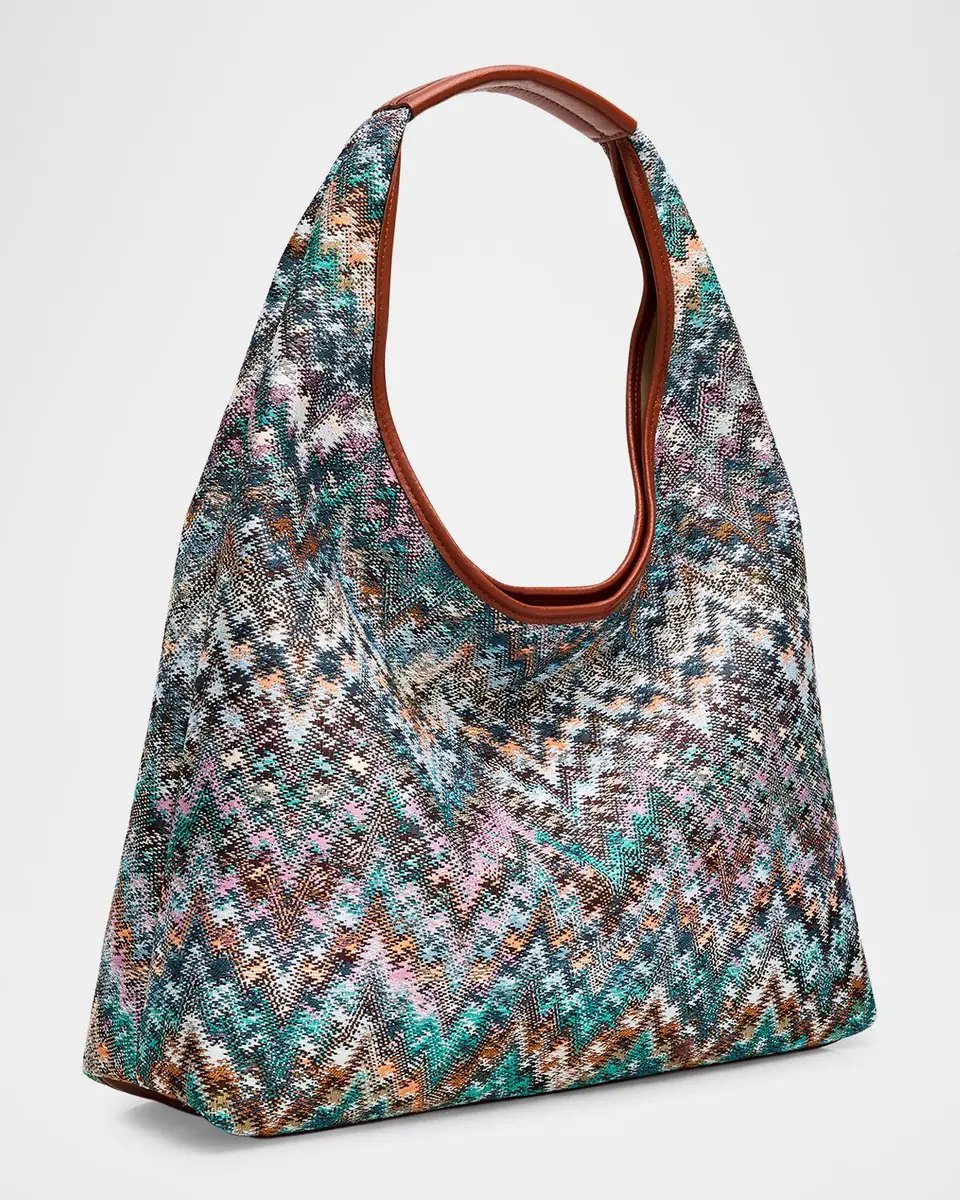 Missoni Large Zigzag Canvas Tote Bag | Thumbnail 2 Missoni Large Zigzag Canvas Tote Bag | Thumbnail 2