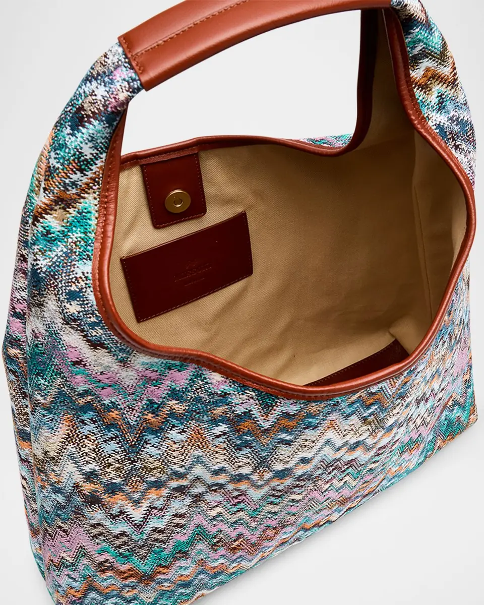 Missoni Large Zigzag Canvas Tote Bag | Thumbnail 3 Missoni Large Zigzag Canvas Tote Bag | Thumbnail 3