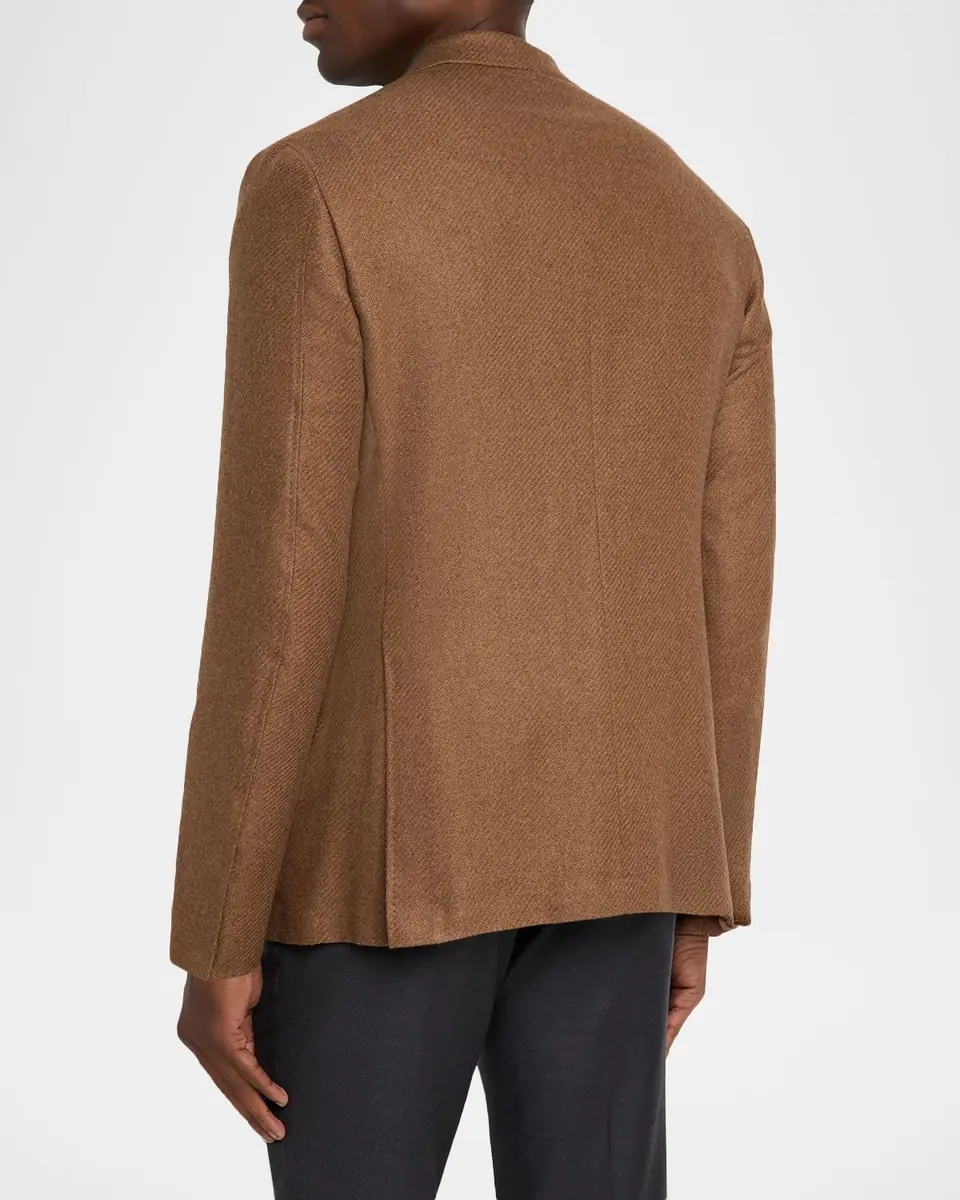 Canali Men's Cashmere and Silk Notch Lapel Blazer | Thumbnail 3 Canali Men's Cashmere and Silk Notch Lapel Blazer | Thumbnail 3