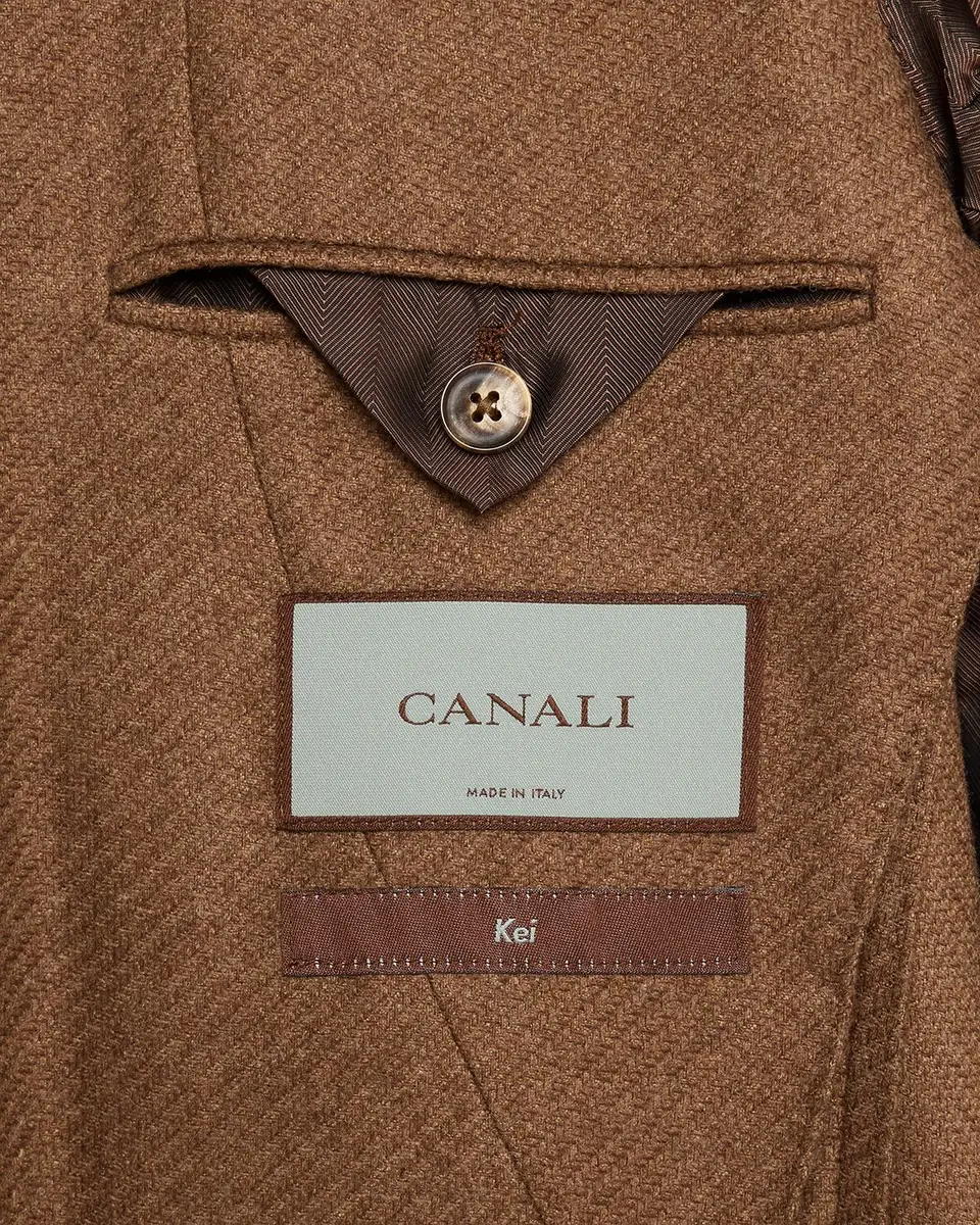 Canali Men's Cashmere and Silk Notch Lapel Blazer | Thumbnail 6 Canali Men's Cashmere and Silk Notch Lapel Blazer | Thumbnail 6