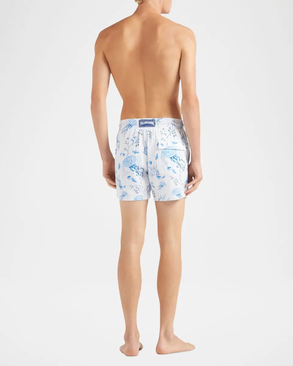 Vilebrequin Men's Stretch Jellyfish Swim Trunks | Thumbnail 3 Vilebrequin Men's Stretch Jellyfish Swim Trunks | Thumbnail 3