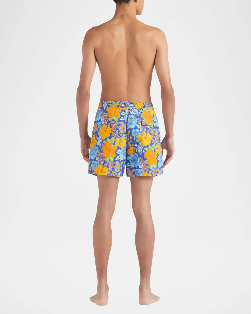 Vilebrequin Men's Tropical Turtle Swim Trunks | Thumbnail 3 Vilebrequin Men's Tropical Turtle Swim Trunks | Thumbnail 3
