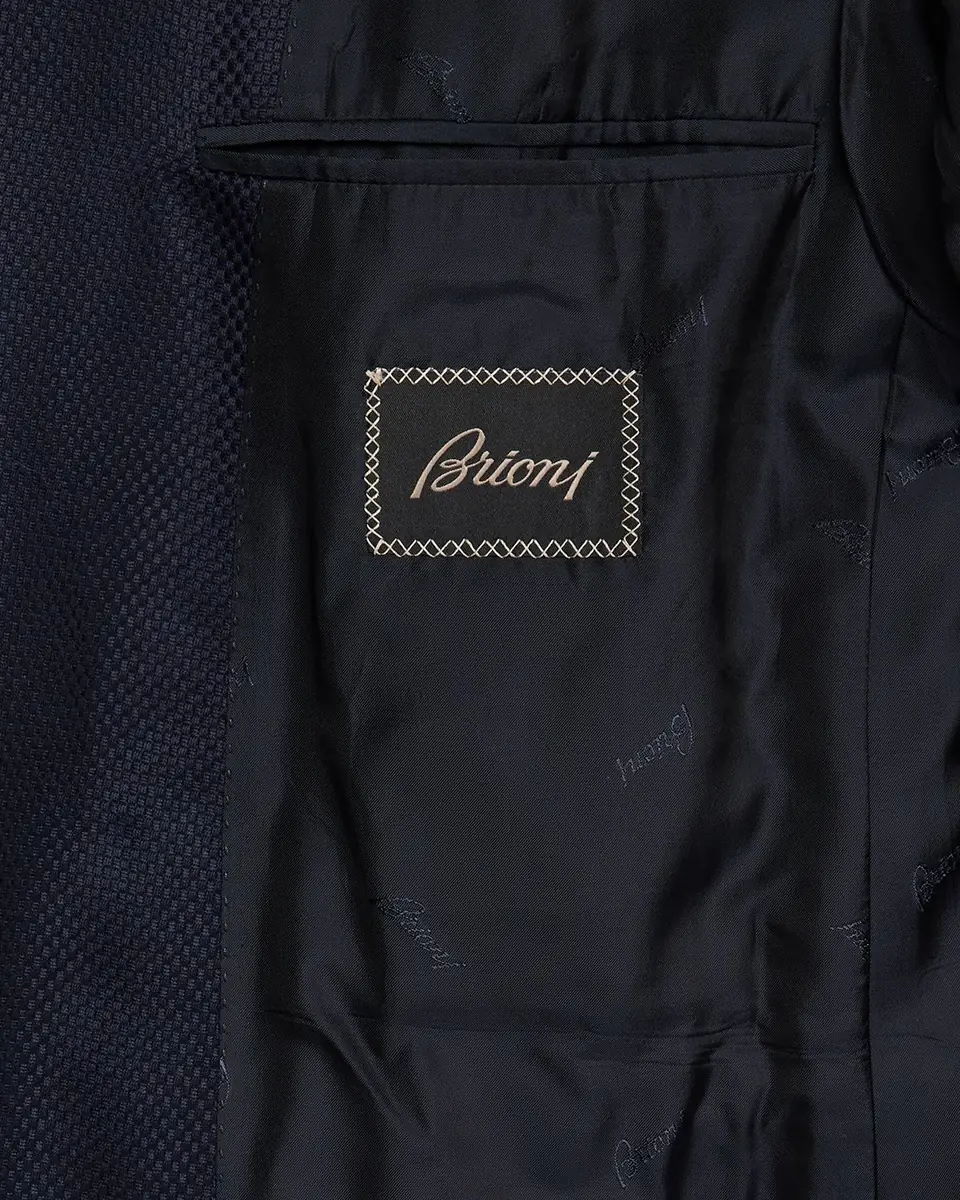 Brioni Men's Wool Hopsack Single-Breasted Blazer | Thumbnail 6
