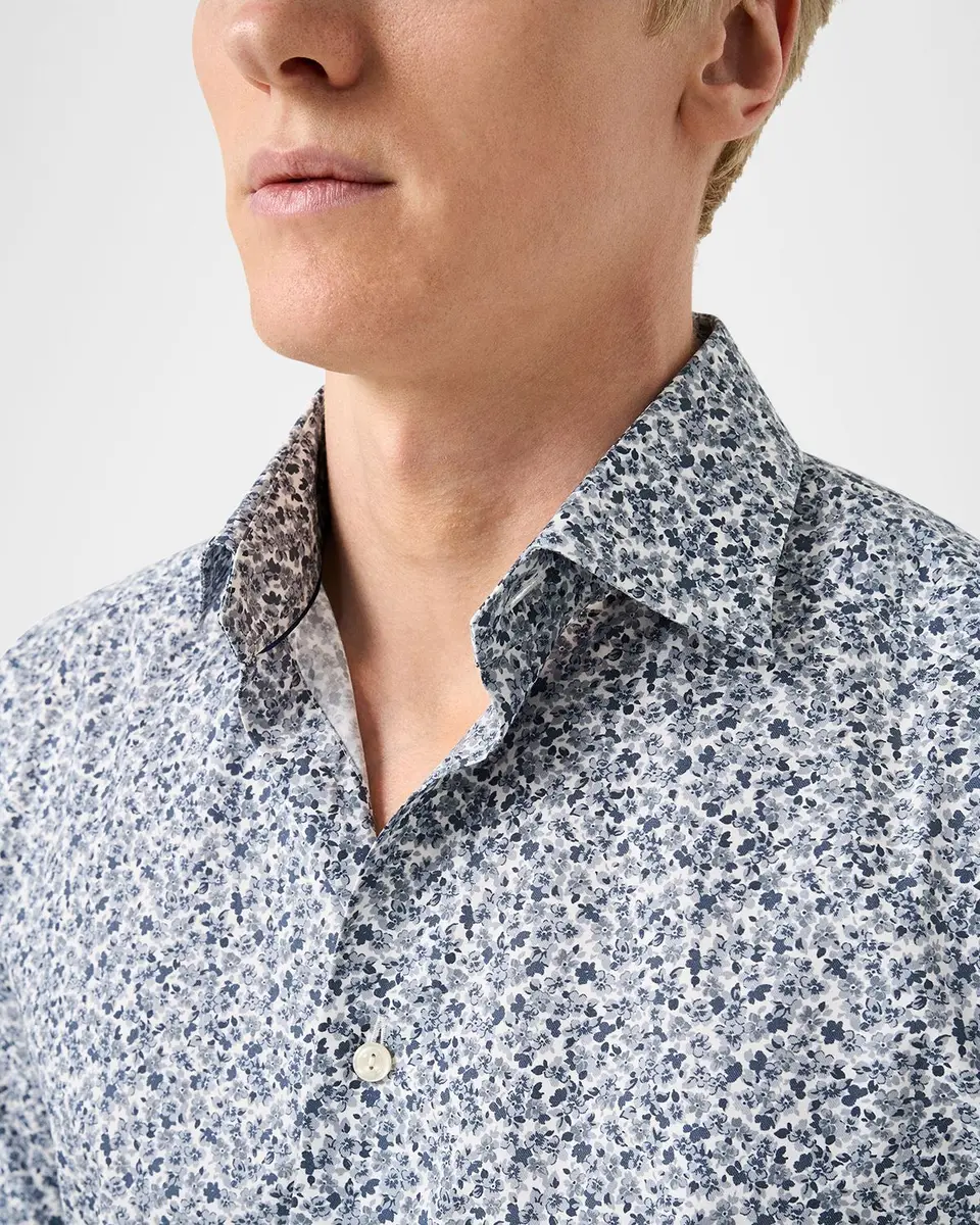 Eton Men's Signature Floral Contemporary-Fit Dress Shirt | Thumbnail 5 Eton Men's Signature Floral Contemporary-Fit Dress Shirt | Thumbnail 5