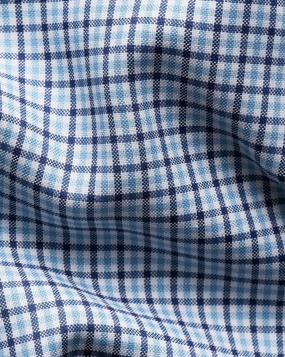 Eton Men's Signature Oxford Grid Check Contemporary-Fit Dress Shirt | Thumbnail 2 Eton Men's Signature Oxford Grid Check Contemporary-Fit Dress Shirt | Thumbnail 2