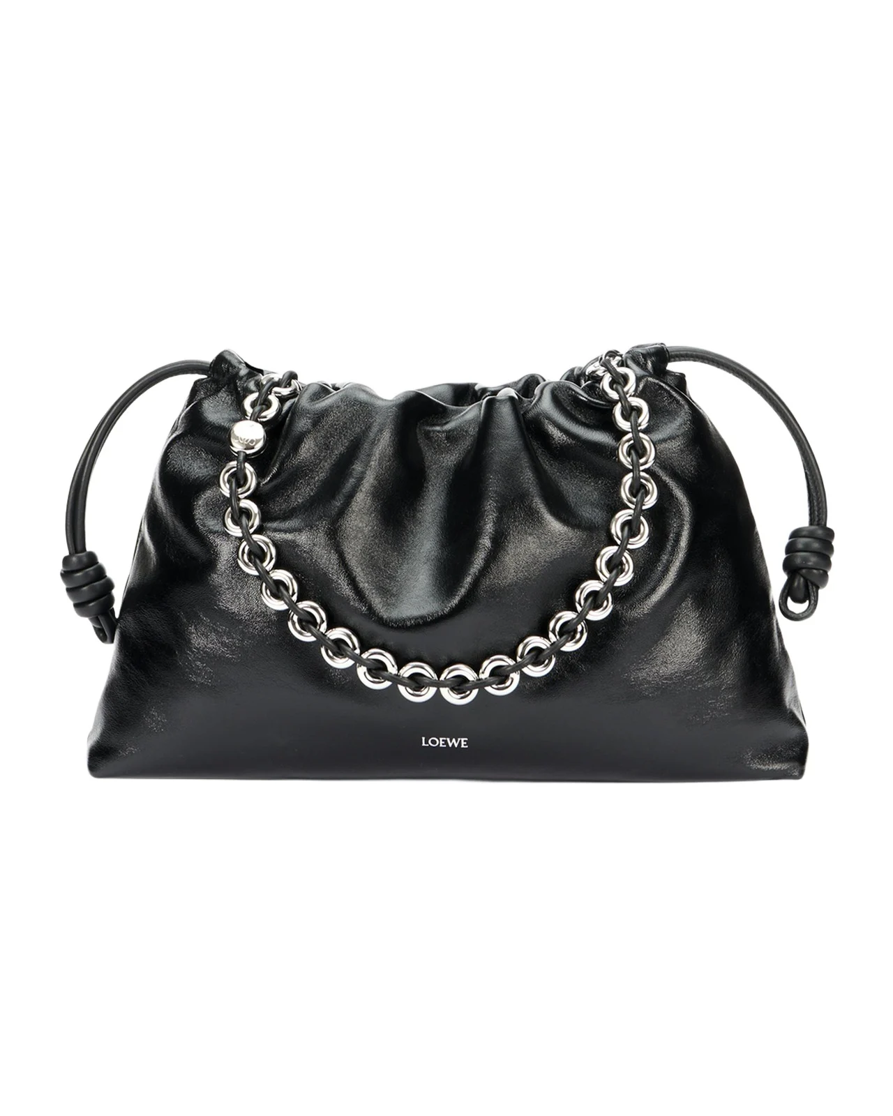 Flamenco Large Shoulder Bag in Nappa Leather Flamenco Large Shoulder Bag in Nappa Leather
