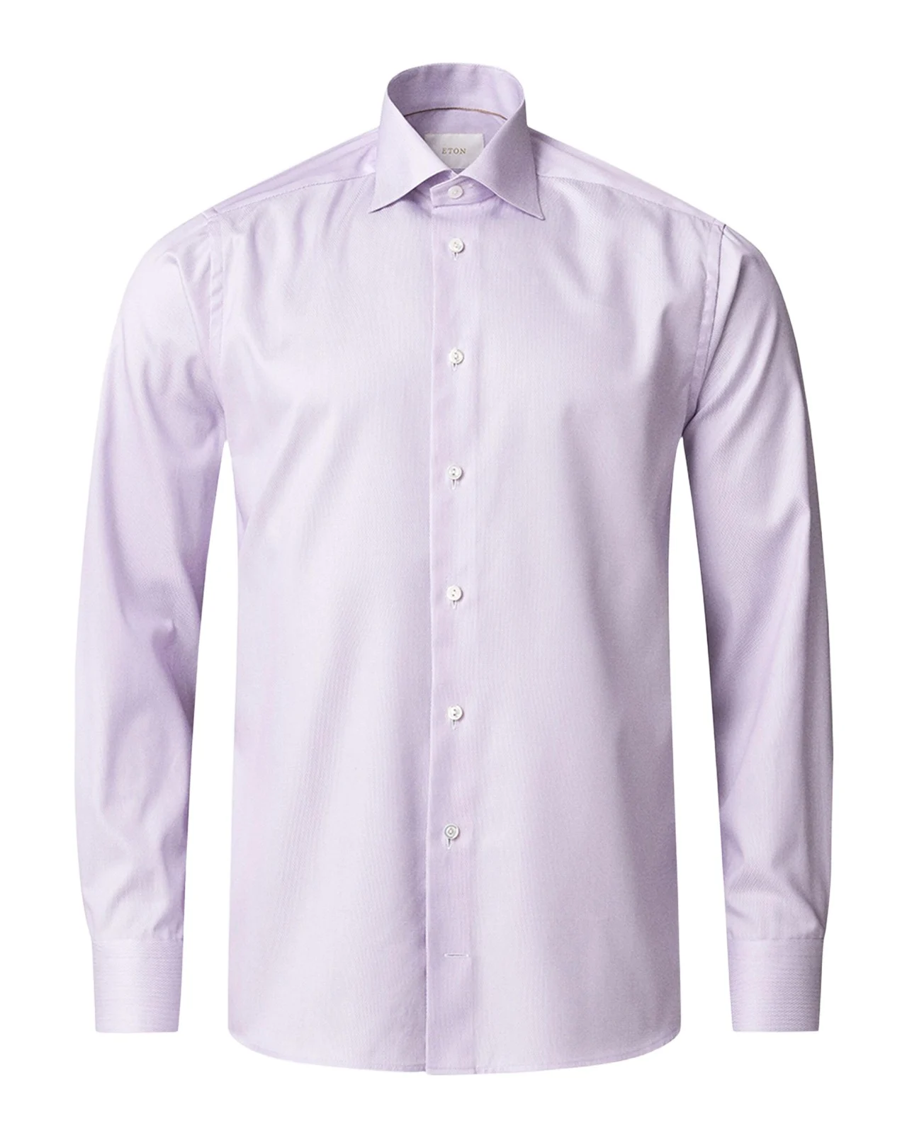Men's Elevated Textured Supima 120 Slim-Fit Dress Shirt