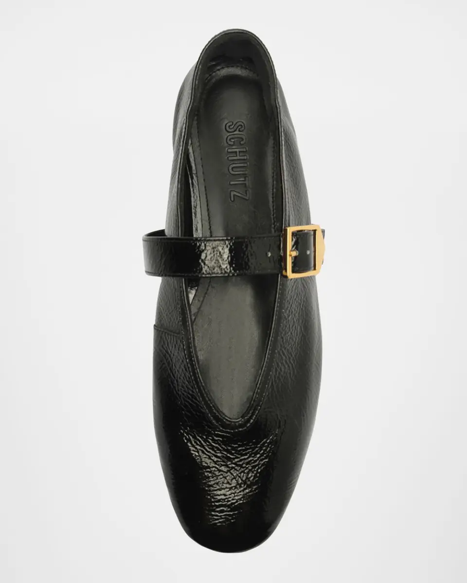Schutz Courtney Leather Buckle Flats | Thumbnail 4 Schutz Courtney Leather Buckle Flats | Thumbnail 4