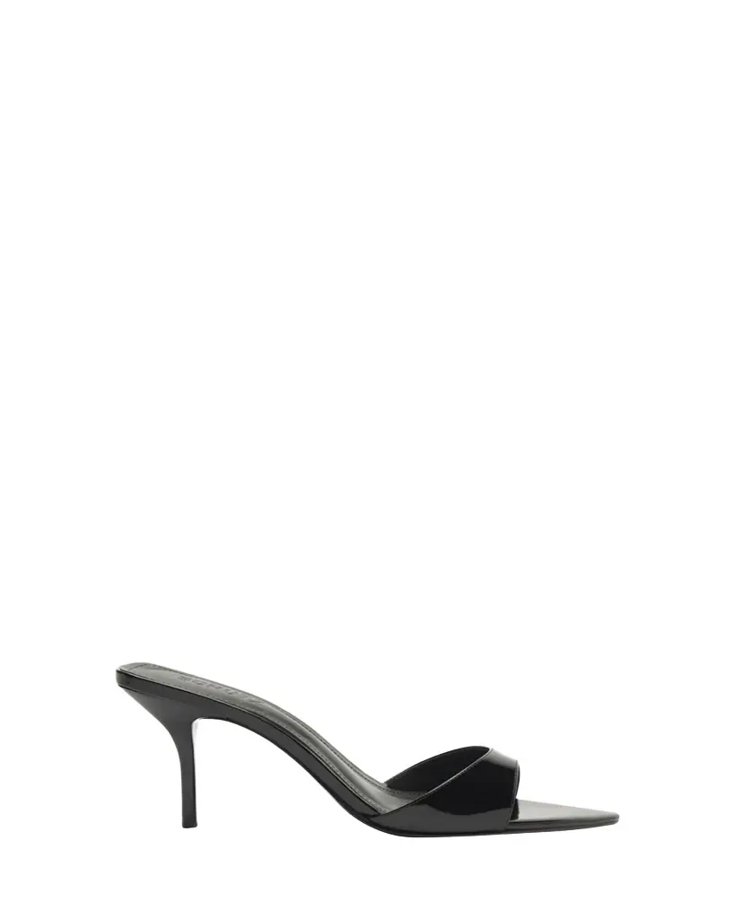 Schutz Elodie Patent Stiletto Mule Sandals