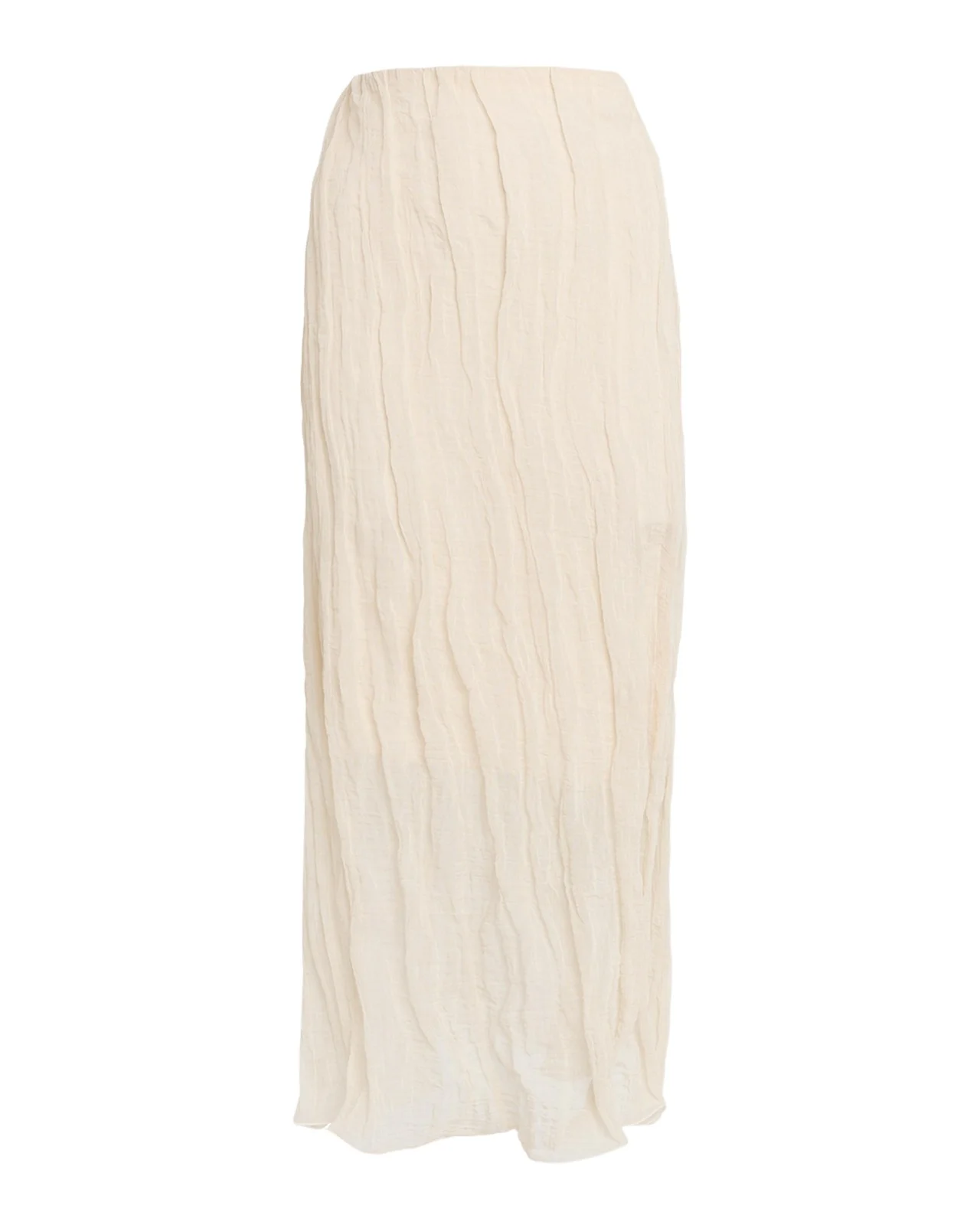 James Crinkled Cotton Midi Skirt James Crinkled Cotton Midi Skirt