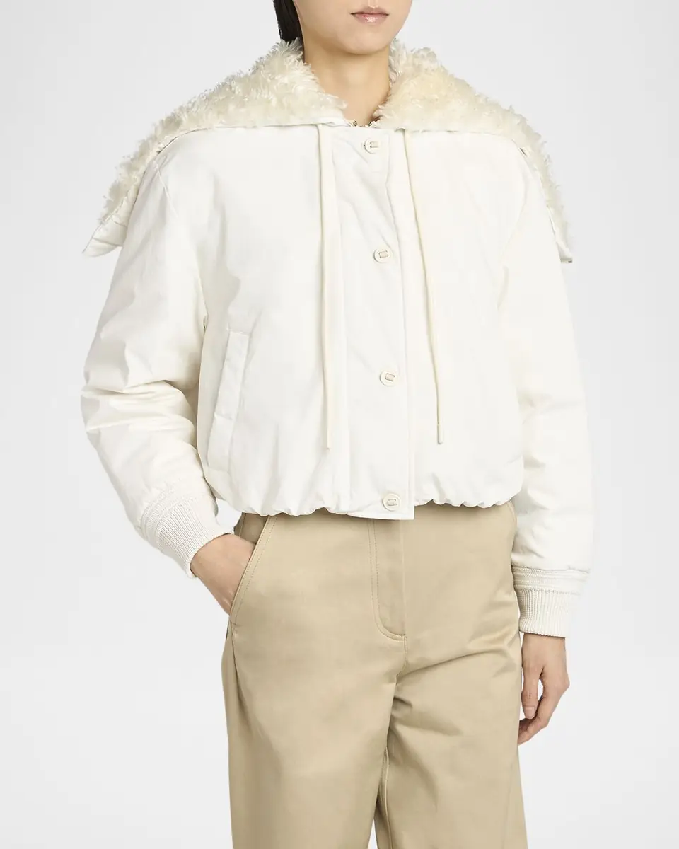 Moncler Nisiro Short Down Bomber Jacket | Thumbnail 3 Moncler Nisiro Short Down Bomber Jacket | Thumbnail 3