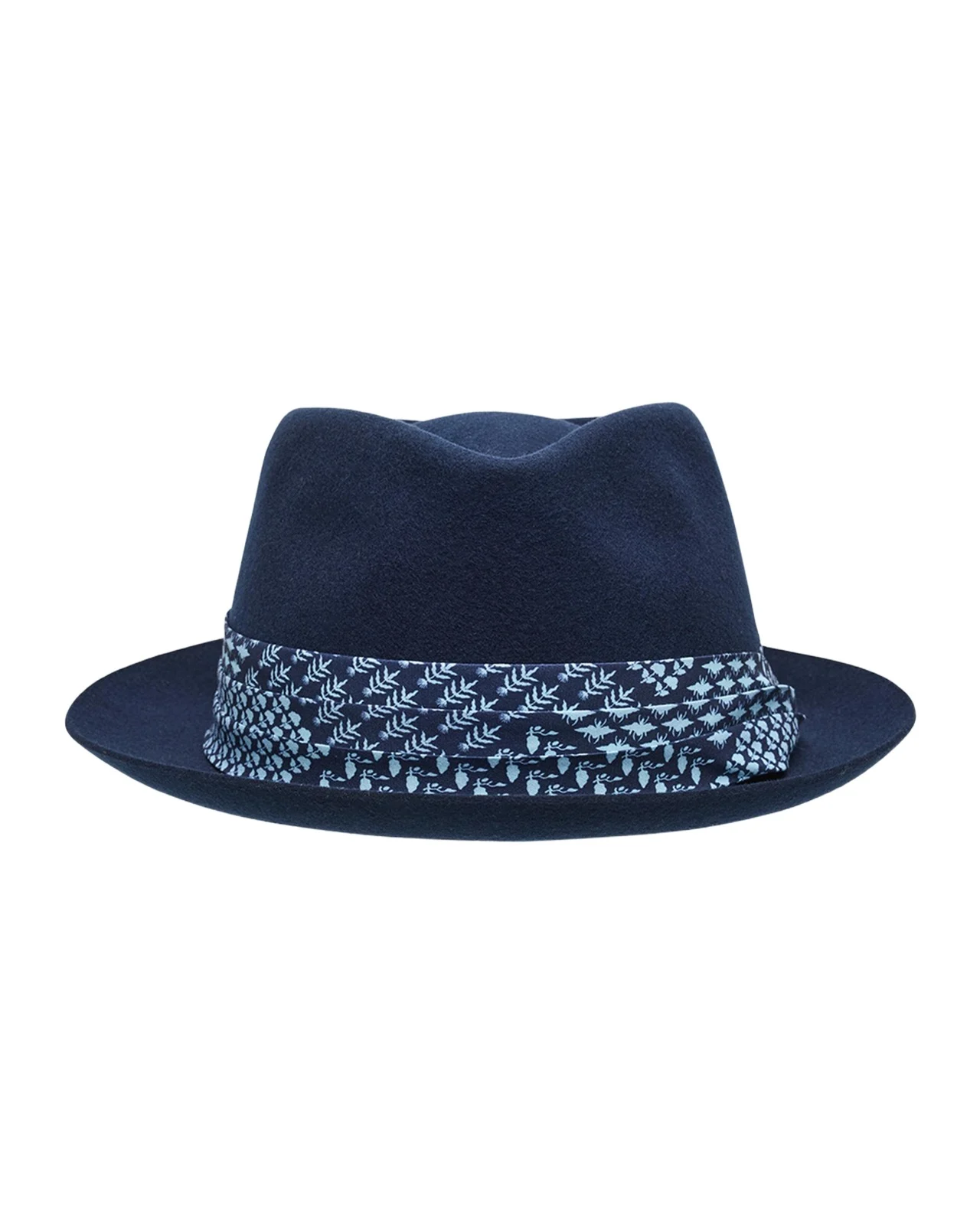 Paul Smith Men's Bandana-Trim Wool Panama Hat