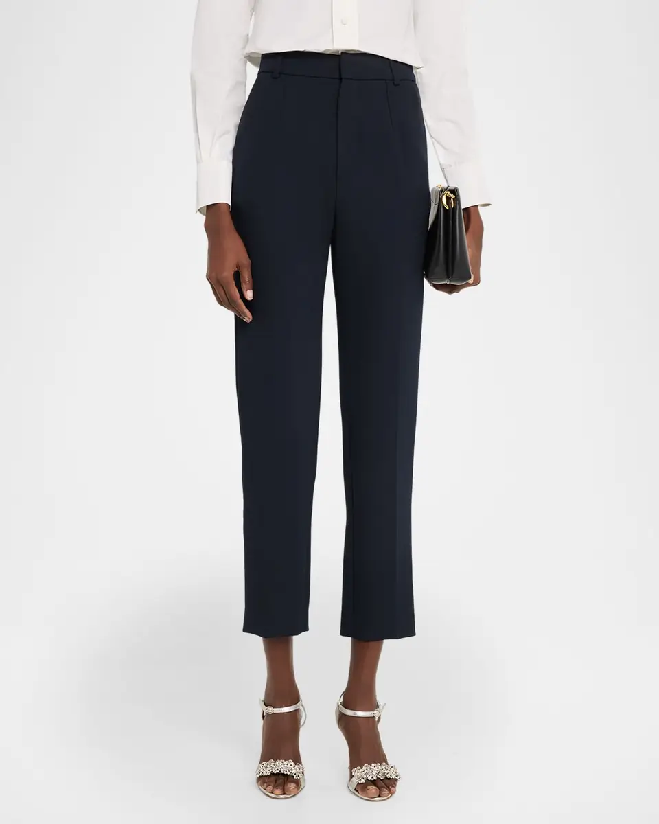 Dice Kayek Wool Twill Straight-Leg Ankle Pants | Thumbnail 4 Dice Kayek Wool Twill Straight-Leg Ankle Pants | Thumbnail 4