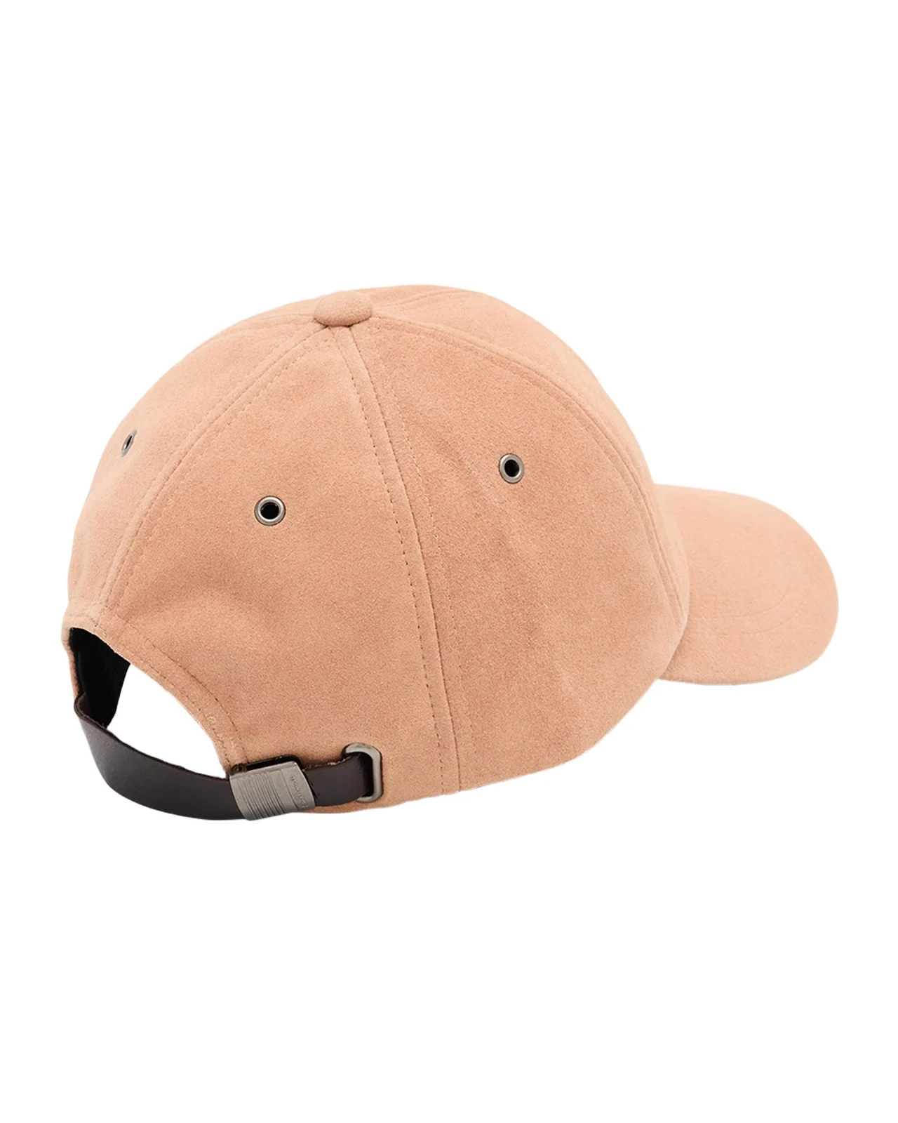 Paul Smith Men's Suede Signature Stripe Applique Baseball Cap