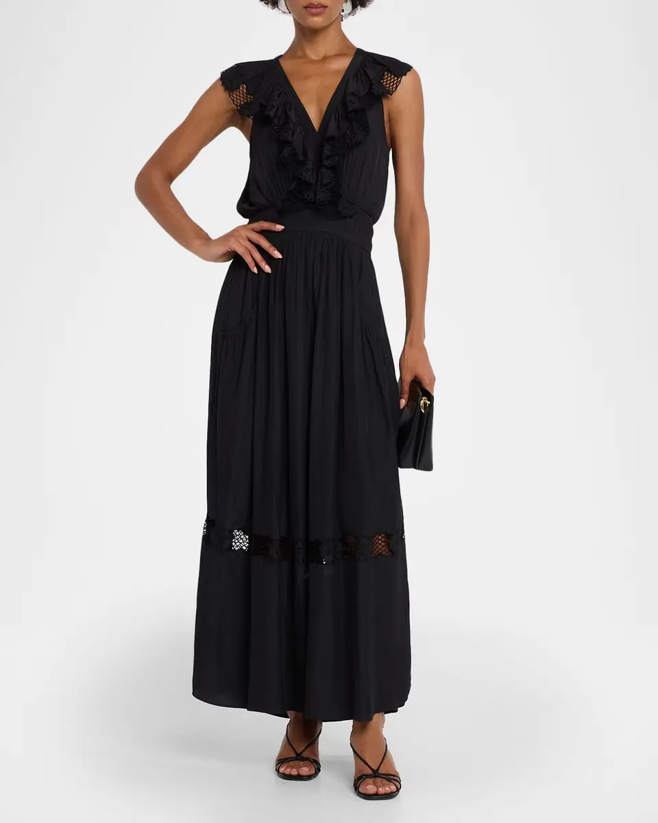 Ramy Brook Laila V-Neck Maxi Dress | Thumbnail 4 Ramy Brook Laila V-Neck Maxi Dress | Thumbnail 4