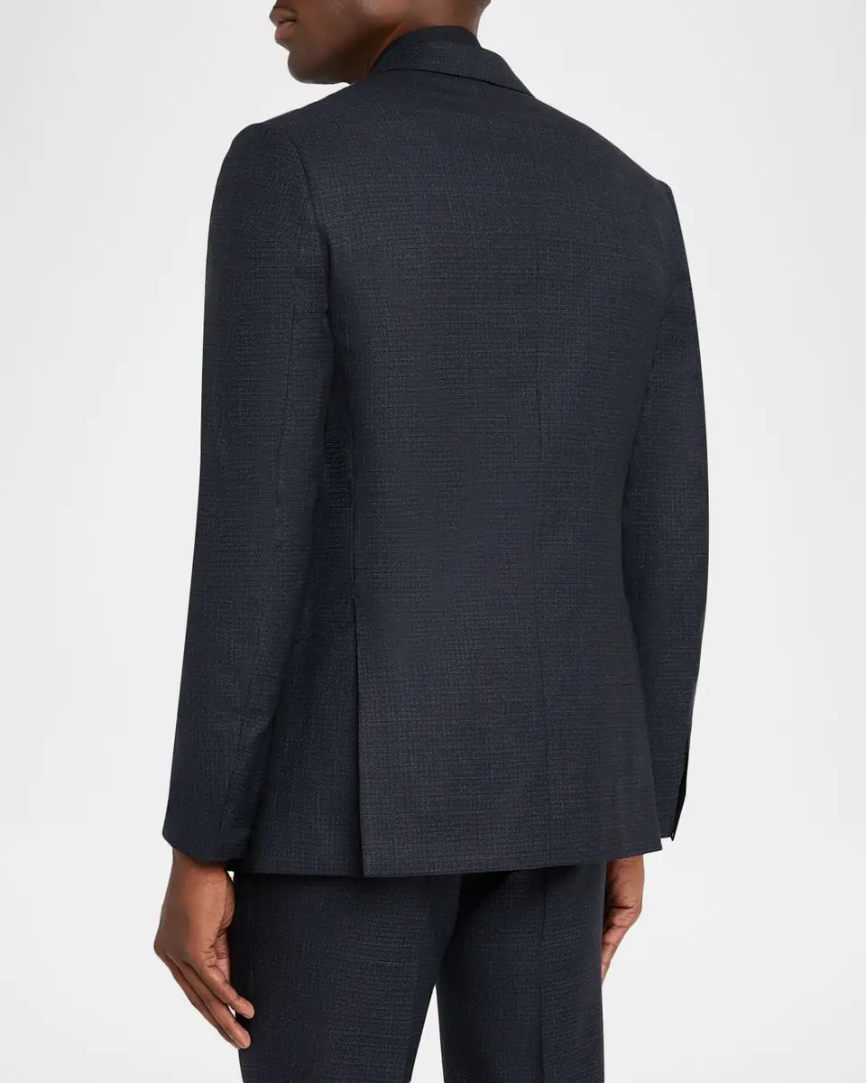 Brioni Men's Wool Micro-Plaid Two-Piece Suit | Thumbnail 5 Brioni Men's Wool Micro-Plaid Two-Piece Suit | Thumbnail 5