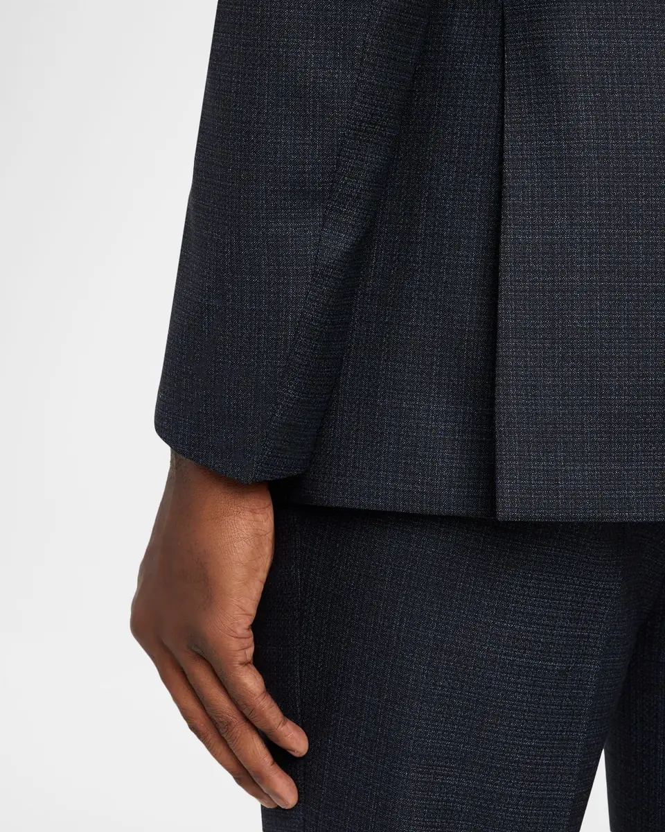 Brioni Men's Wool Micro-Plaid Two-Piece Suit | Thumbnail 9 Brioni Men's Wool Micro-Plaid Two-Piece Suit | Thumbnail 9