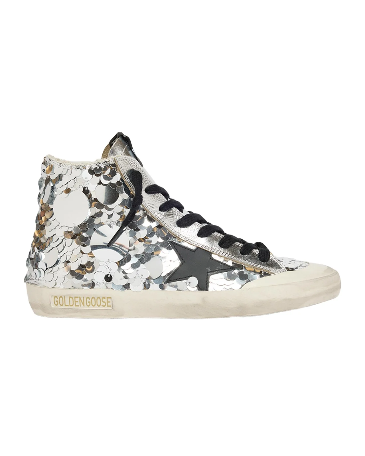 Francy Sequined High-Top Sneakers Francy Sequined High-Top Sneakers