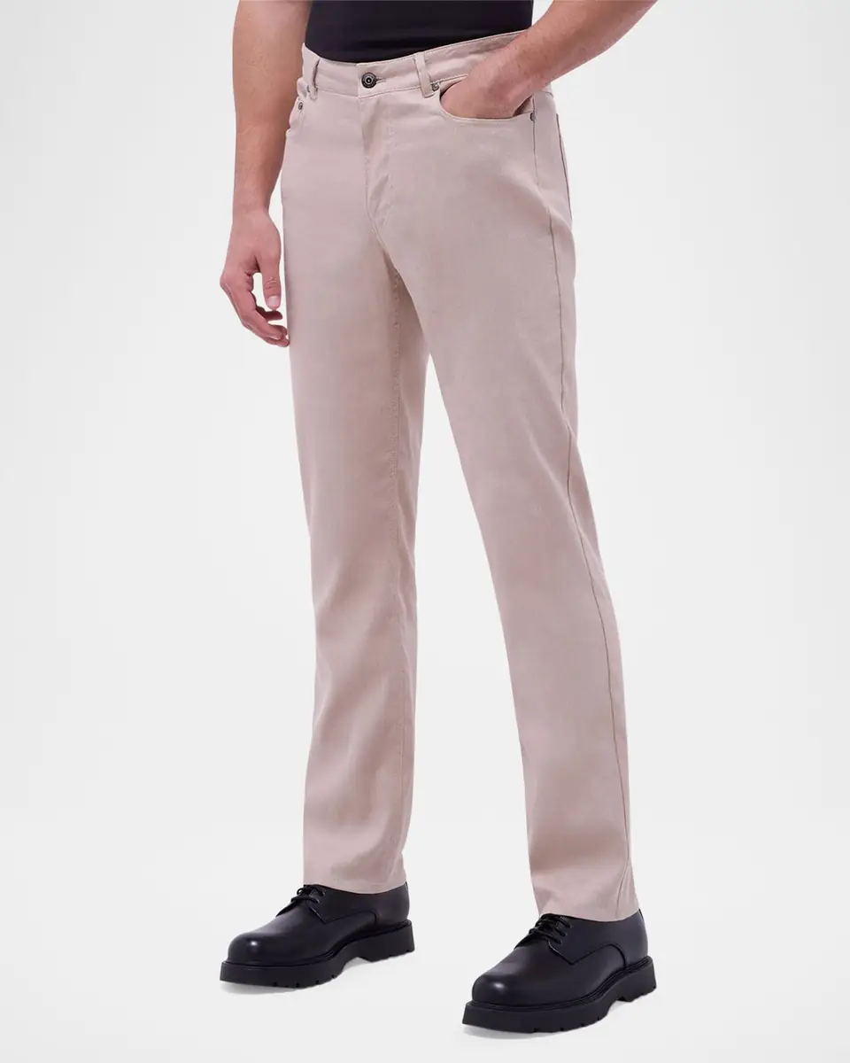 Bugatchi Men's Linen-Cotton Stretch Pants | Thumbnail 2