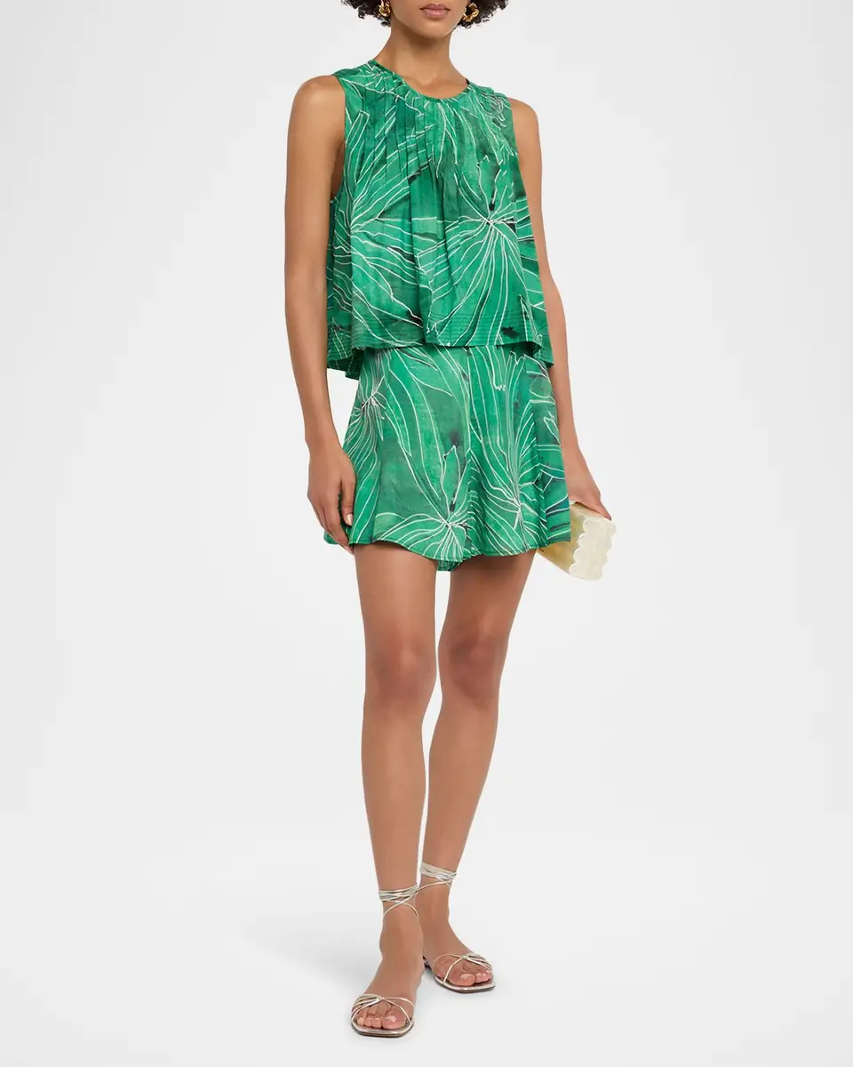Marie Oliver Letta Pleated Tank Top | Thumbnail 2 Marie Oliver Letta Pleated Tank Top | Thumbnail 2