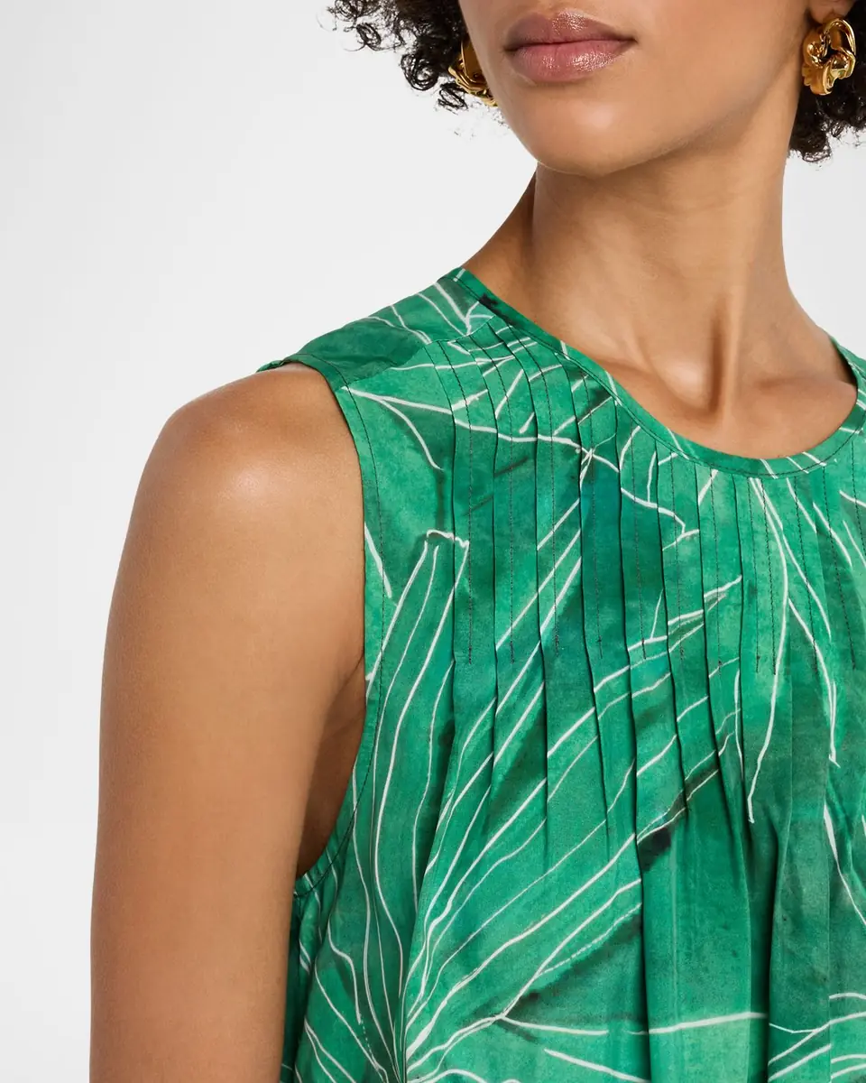 Marie Oliver Letta Pleated Tank Top | Thumbnail 5 Marie Oliver Letta Pleated Tank Top | Thumbnail 5