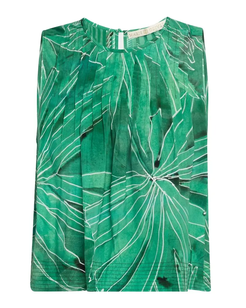 Marie Oliver Letta Pleated Tank Top | Image 1 Marie Oliver Letta Pleated Tank Top | Image 1