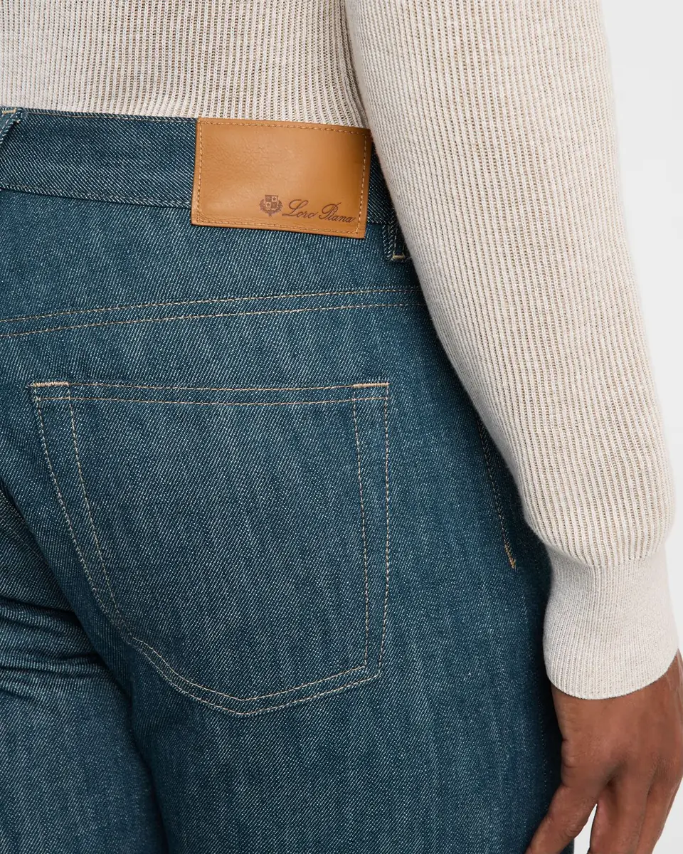 Loro Piana Men's Kamen Straight-Fit Denim Pants | Thumbnail 5 Loro Piana Men's Kamen Straight-Fit Denim Pants | Thumbnail 5