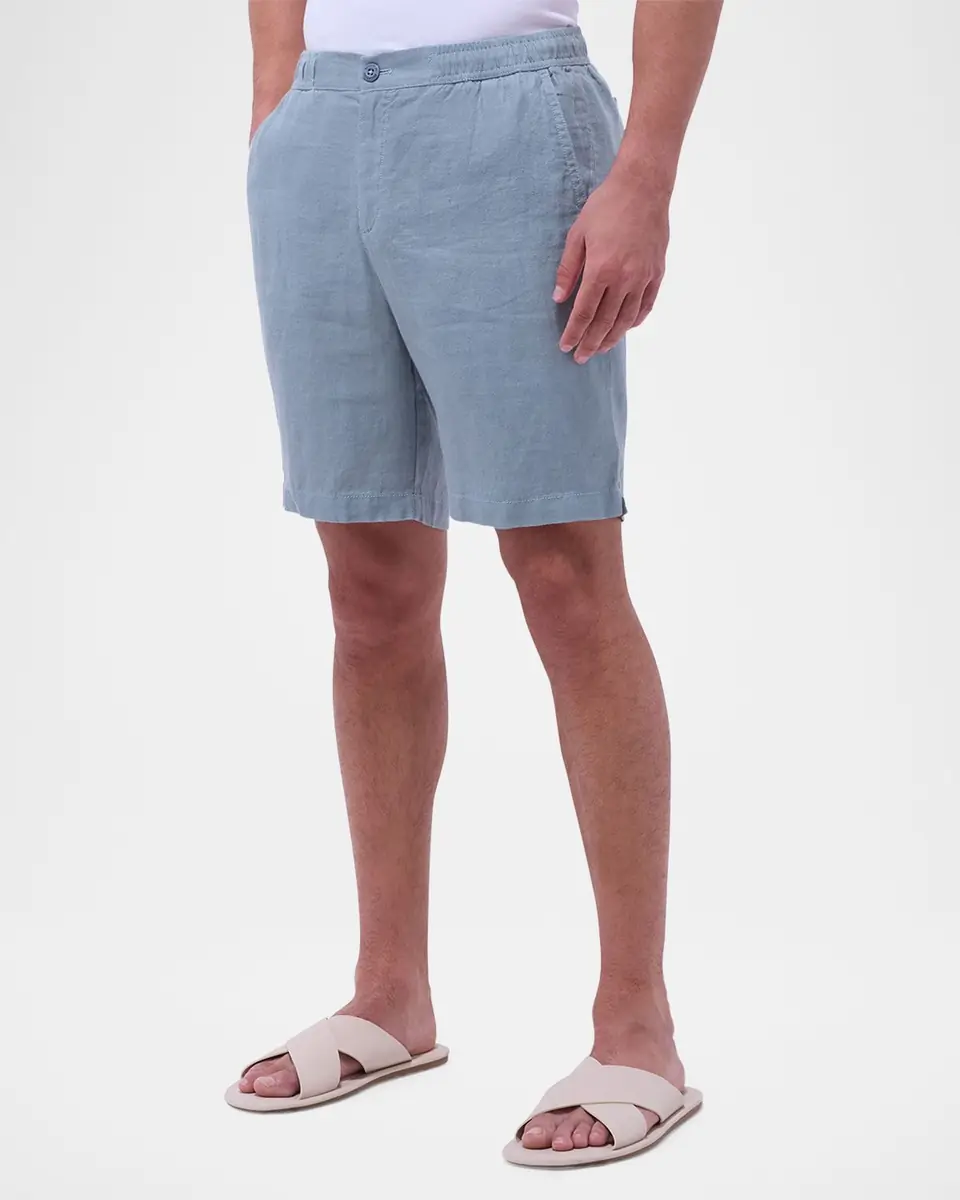 Bugatchi Men's Trent Stretch Linen Shorts | Thumbnail 2 Bugatchi Men's Trent Stretch Linen Shorts | Thumbnail 2