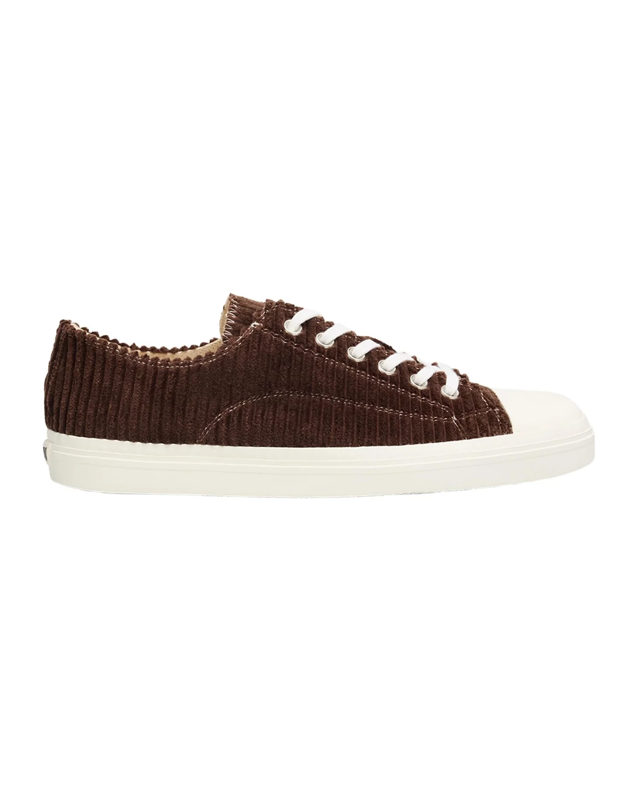 MOSCHINO Men's Edge Corduroy Cap Toe Low-Top Sneakers