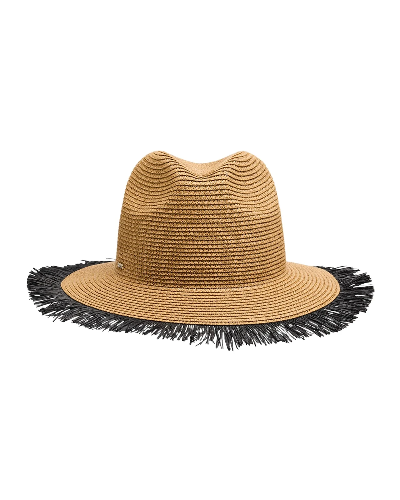 Courtney Fringed Packable Fedora