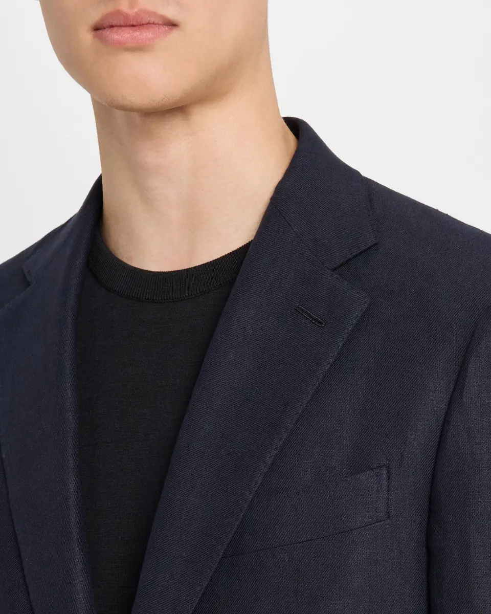 Loro Piana Men's Torino Linen Single-Breasted Sport Coat | Thumbnail 5