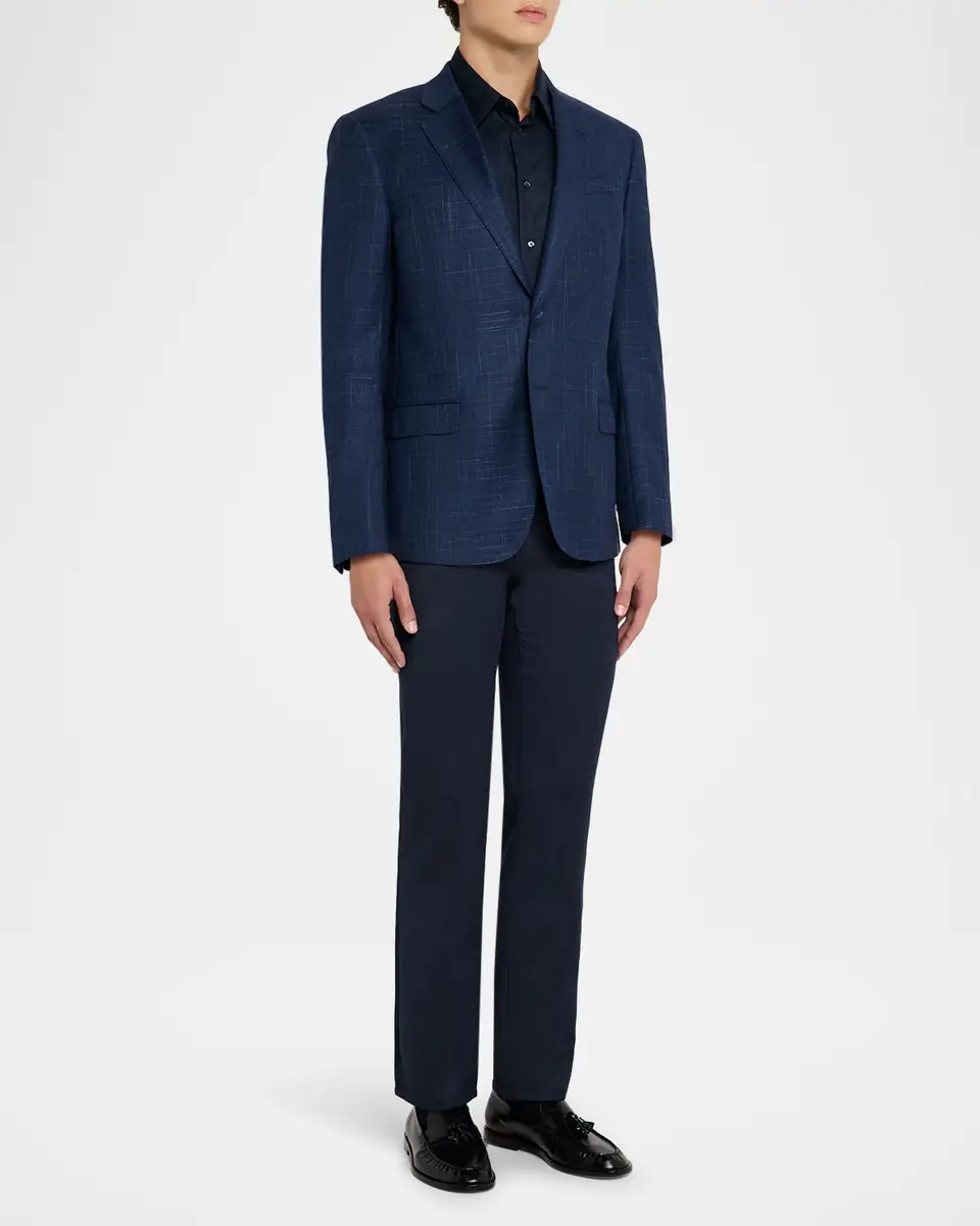 Emporio Armani Men's G Line Melange Notch Lapel Sport Coat | Thumbnail 2 Emporio Armani Men's G Line Melange Notch Lapel Sport Coat | Thumbnail 2