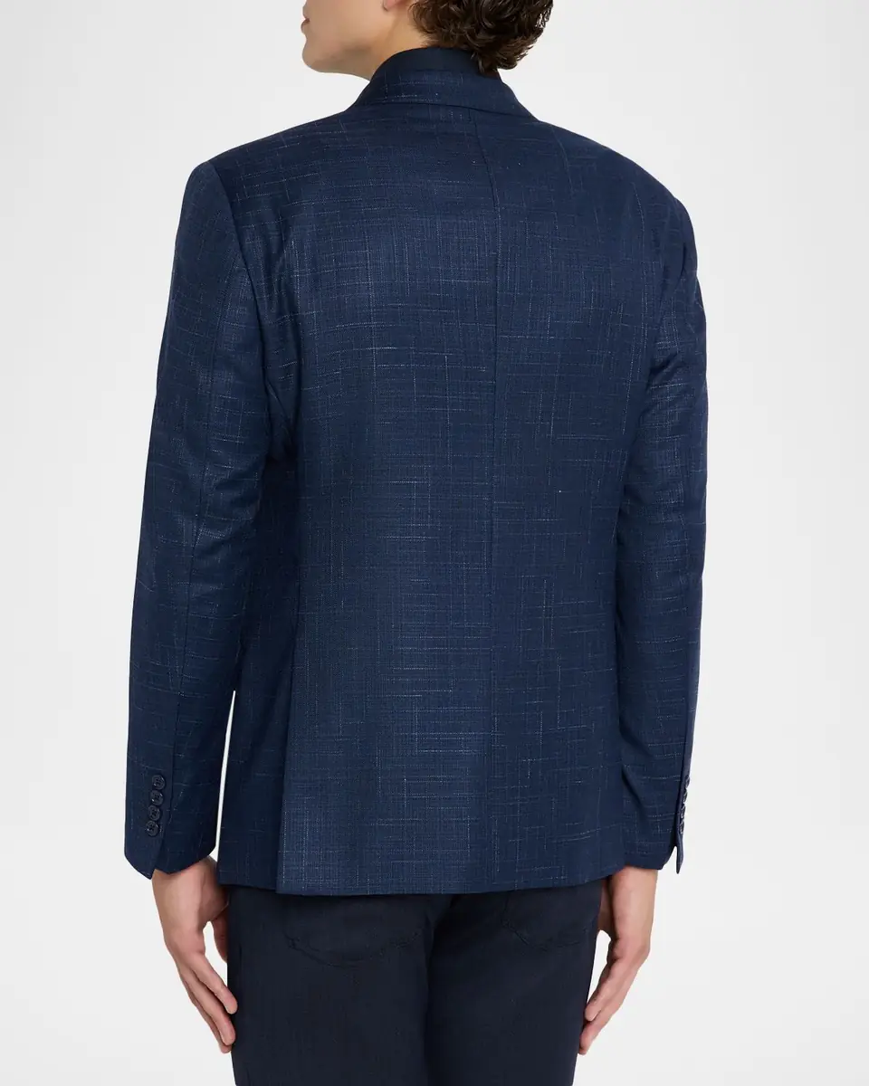 Emporio Armani Men's G Line Melange Notch Lapel Sport Coat | Thumbnail 3 Emporio Armani Men's G Line Melange Notch Lapel Sport Coat | Thumbnail 3