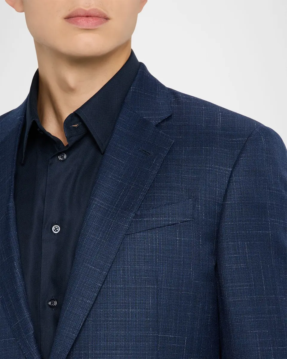 Emporio Armani Men's G Line Melange Notch Lapel Sport Coat | Thumbnail 5 Emporio Armani Men's G Line Melange Notch Lapel Sport Coat | Thumbnail 5