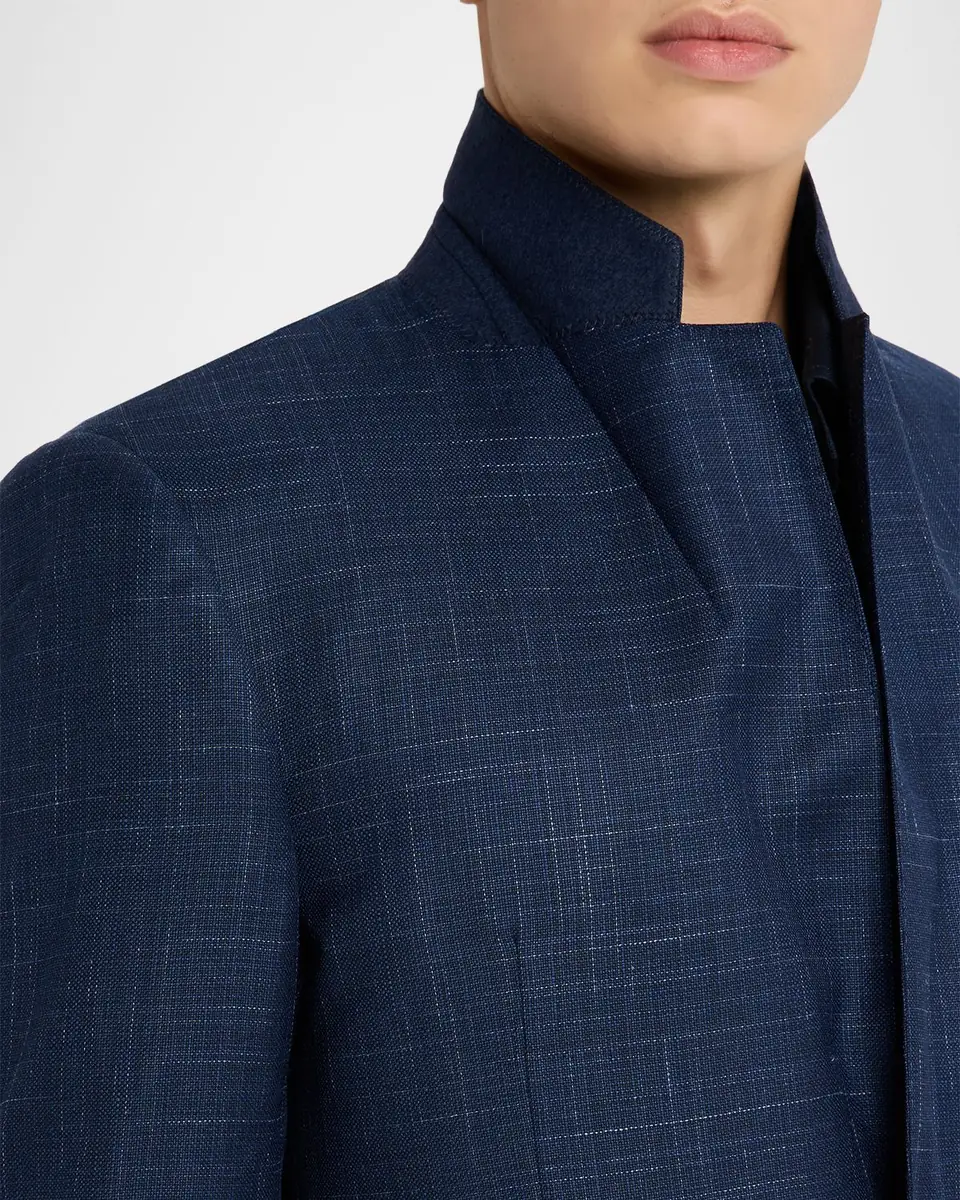Emporio Armani Men's G Line Melange Notch Lapel Sport Coat | Thumbnail 7 Emporio Armani Men's G Line Melange Notch Lapel Sport Coat | Thumbnail 7