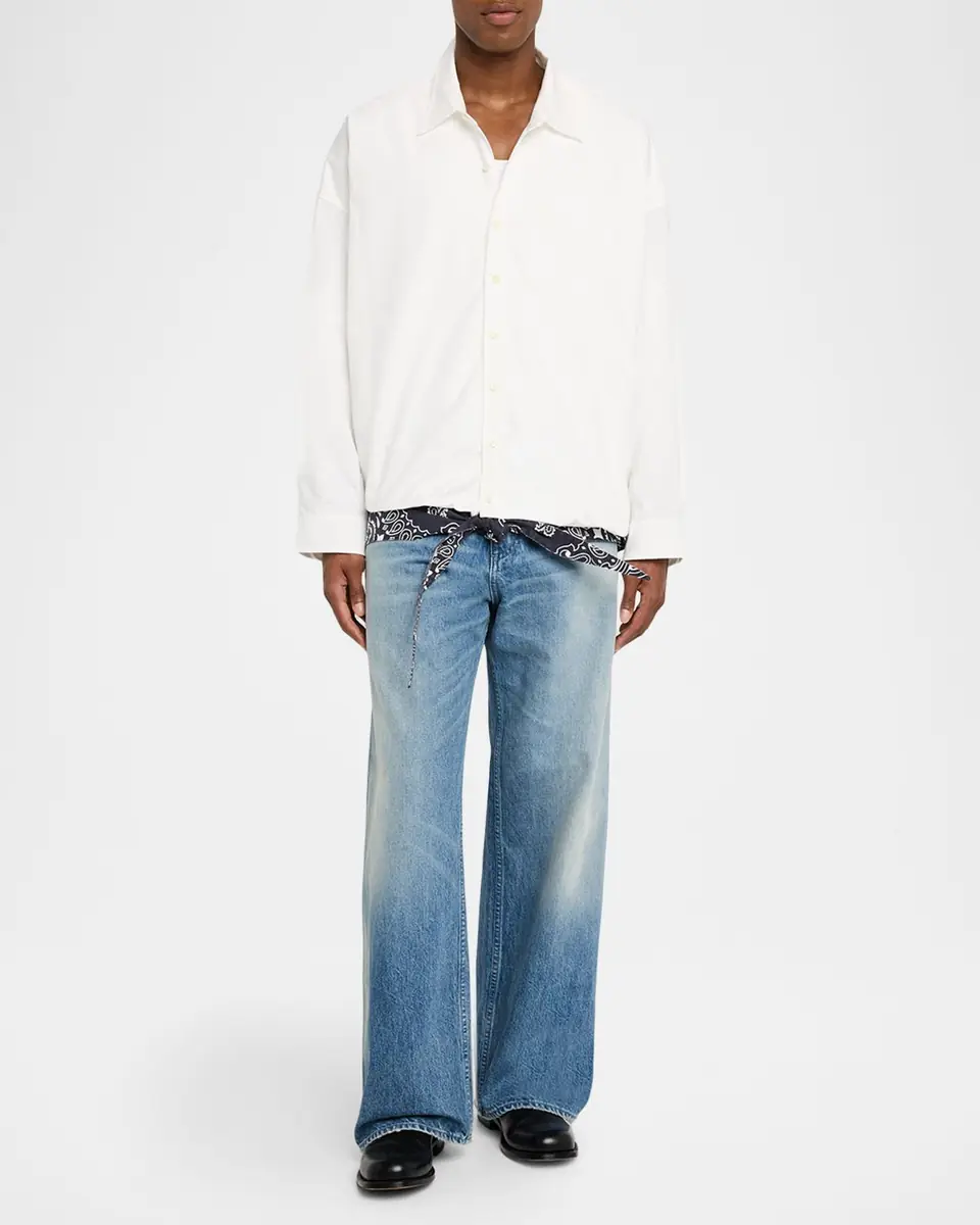 EZR Men's Cotton Pocket Button-Down Shirt | Thumbnail 2 EZR Men's Cotton Pocket Button-Down Shirt | Thumbnail 2
