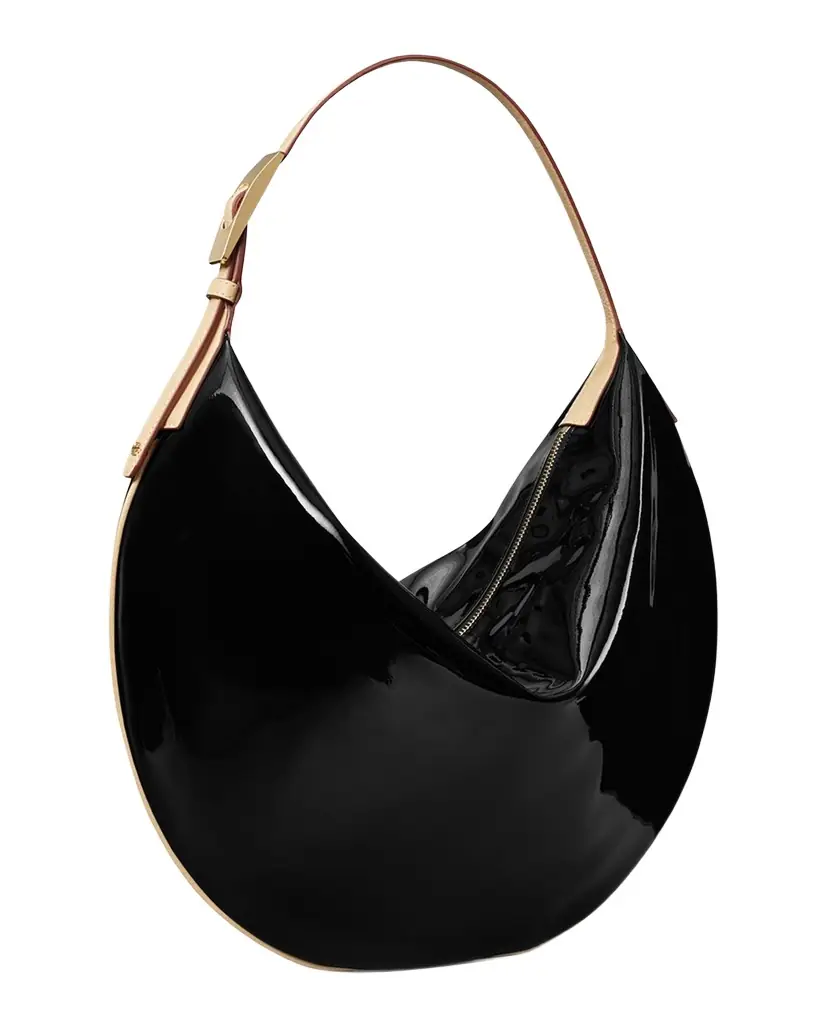 Tory Burch Patent Balloon Bag