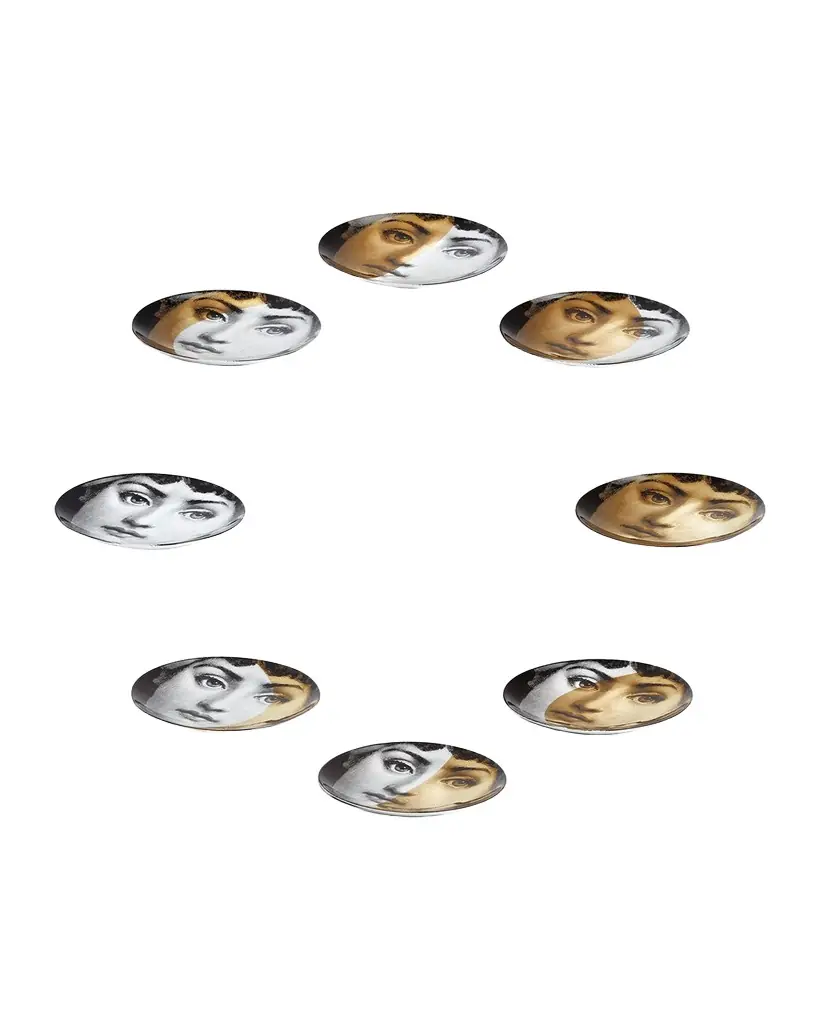FORNASETTI Set of 8 Moon Phase Plates | Image 1 FORNASETTI Set of 8 Moon Phase Plates | Image 1