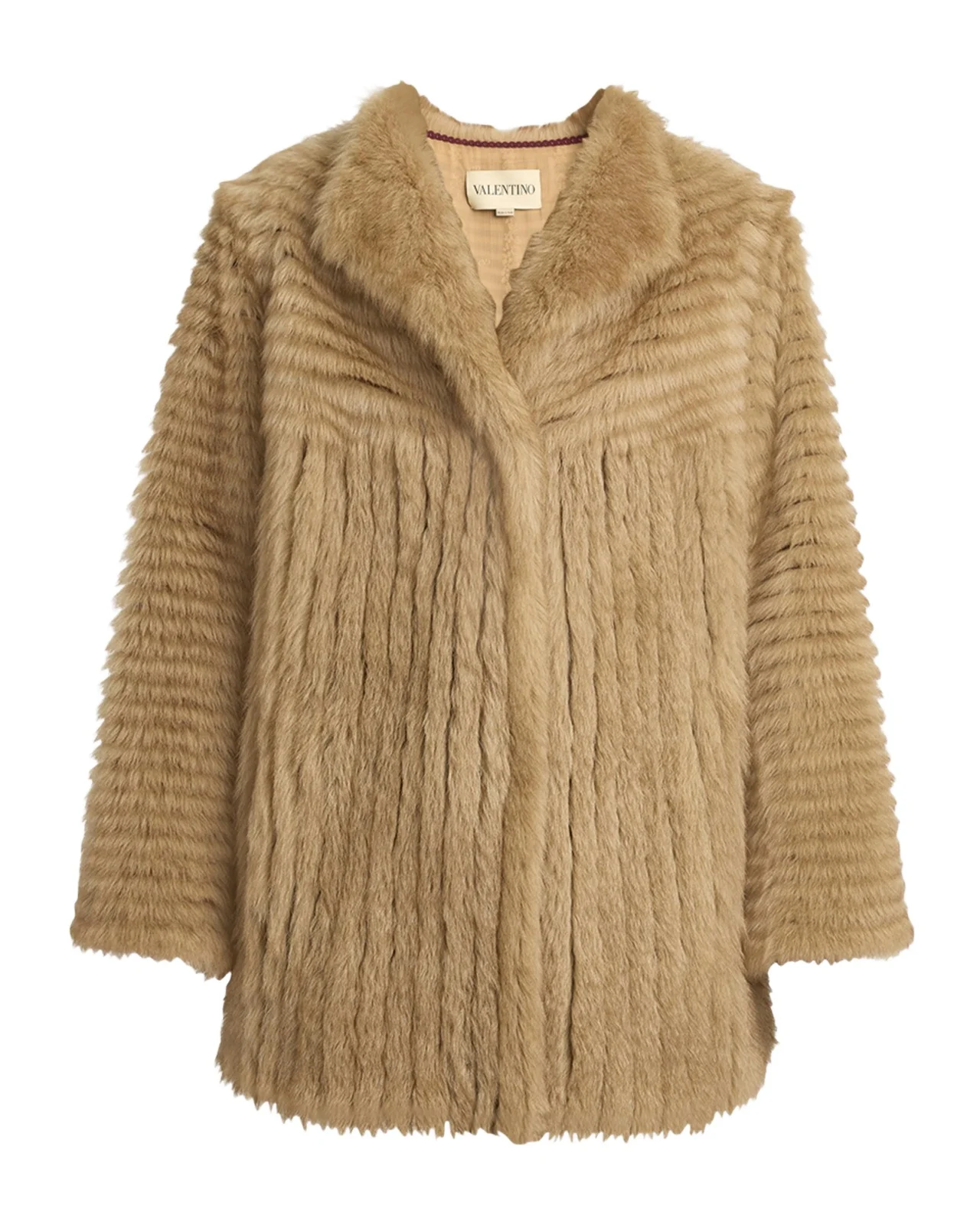 Fluted Sheep Shearling Coat Fluted Sheep Shearling Coat
