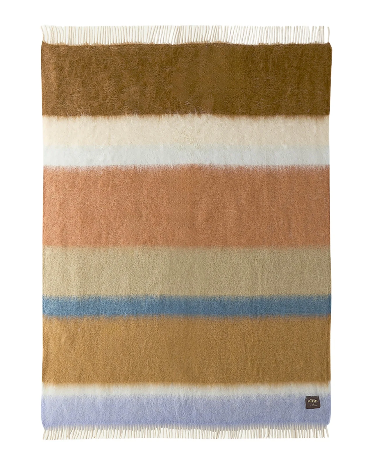 Mantas Ezcaray Matisse Mohair & Wool Throw, 51" x 79"